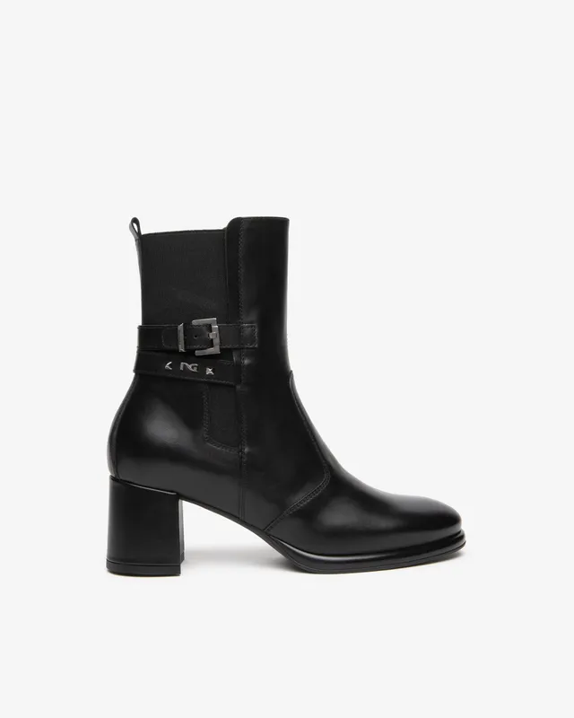 NeroGiardini Bottines Bottines Femme Cuir Tissu Talon 60