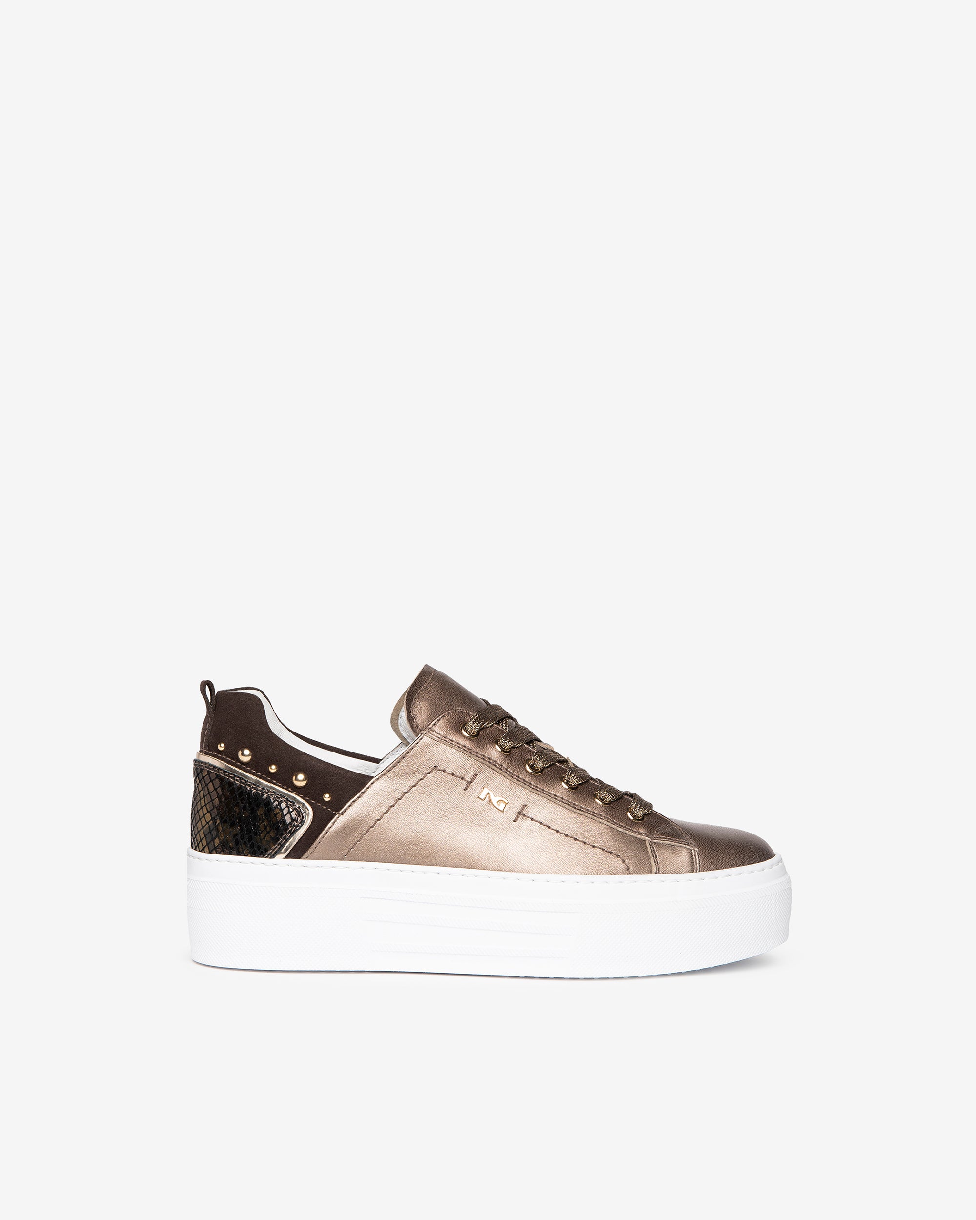 NeroGiardini Sneakers Femme Cuir Velours DryGo
