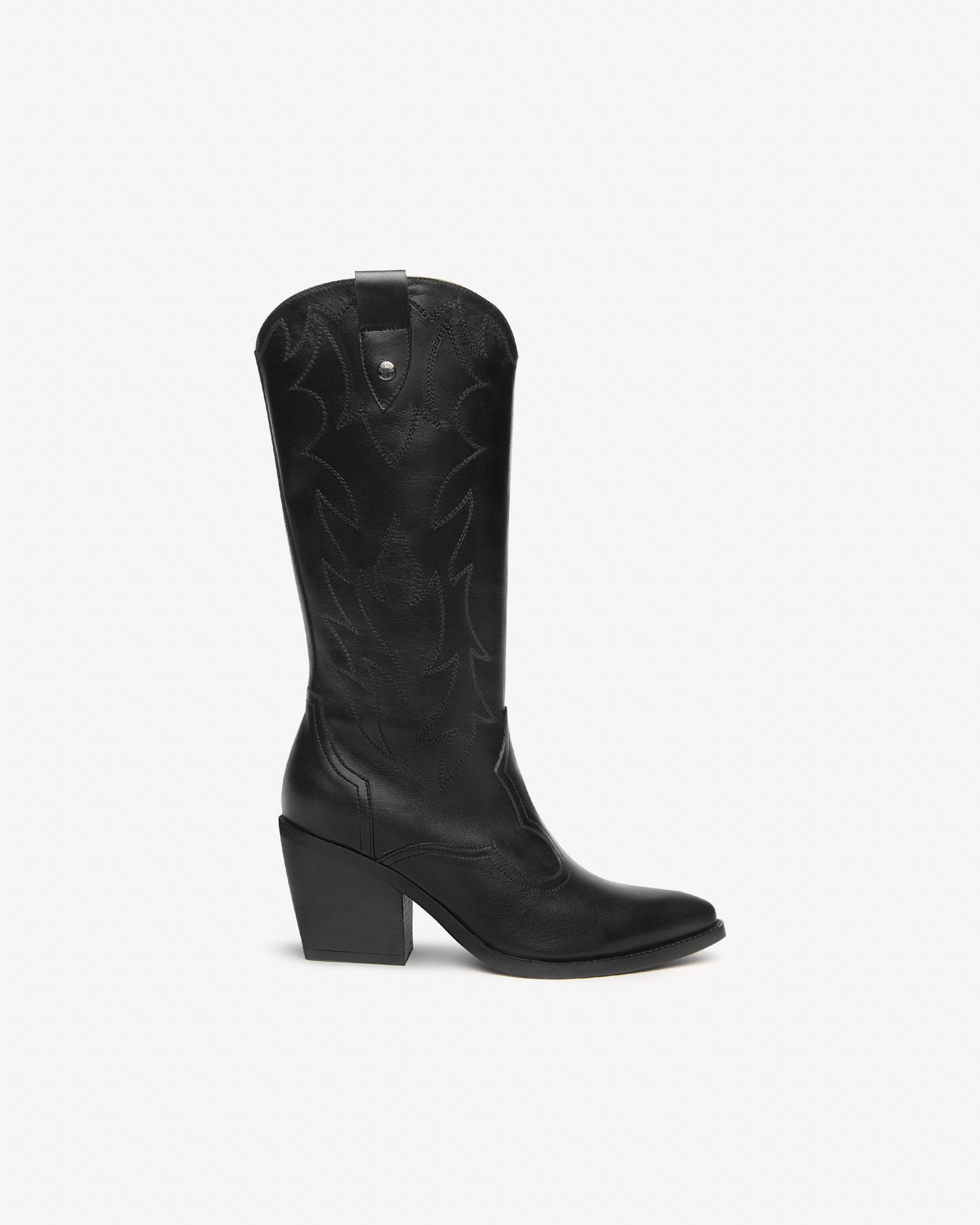 NeroGiardini Bottes Cuir Femme Western 75 mm 35-41