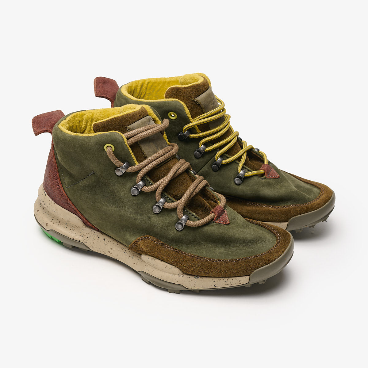 Satorisan Kiso Premium boots vert cuir