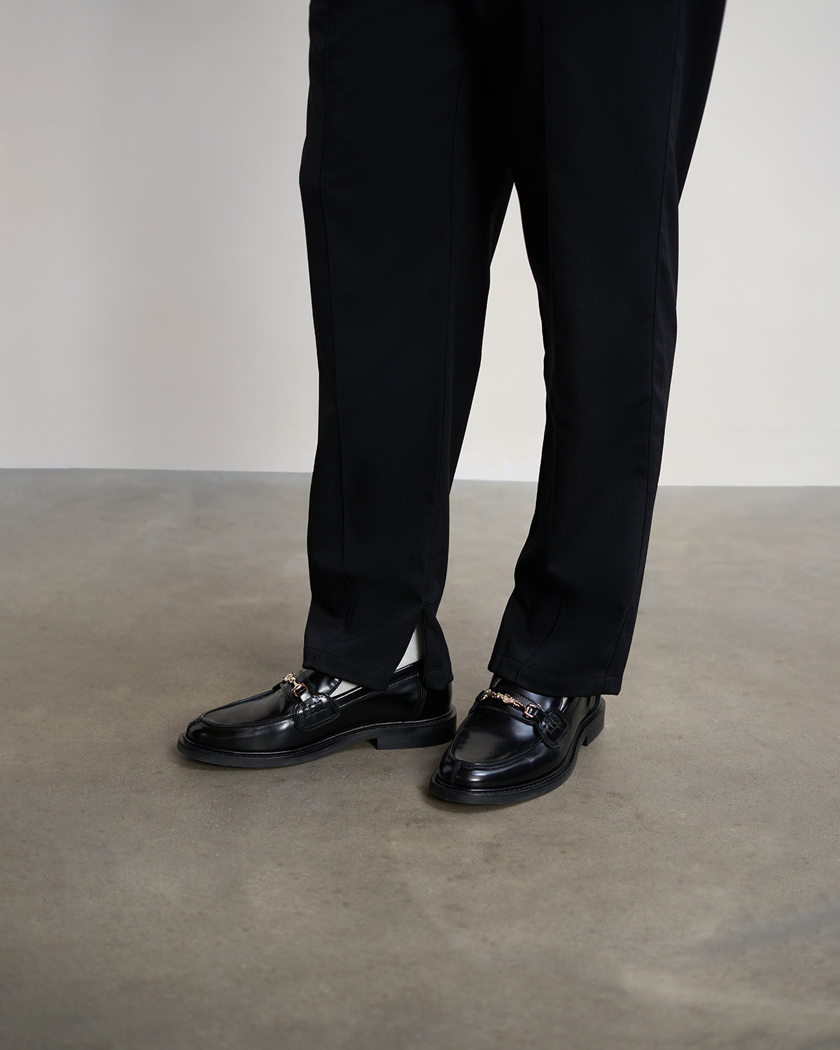 Filling Pieces Coach Pants Twill Pantalon Noir Laine