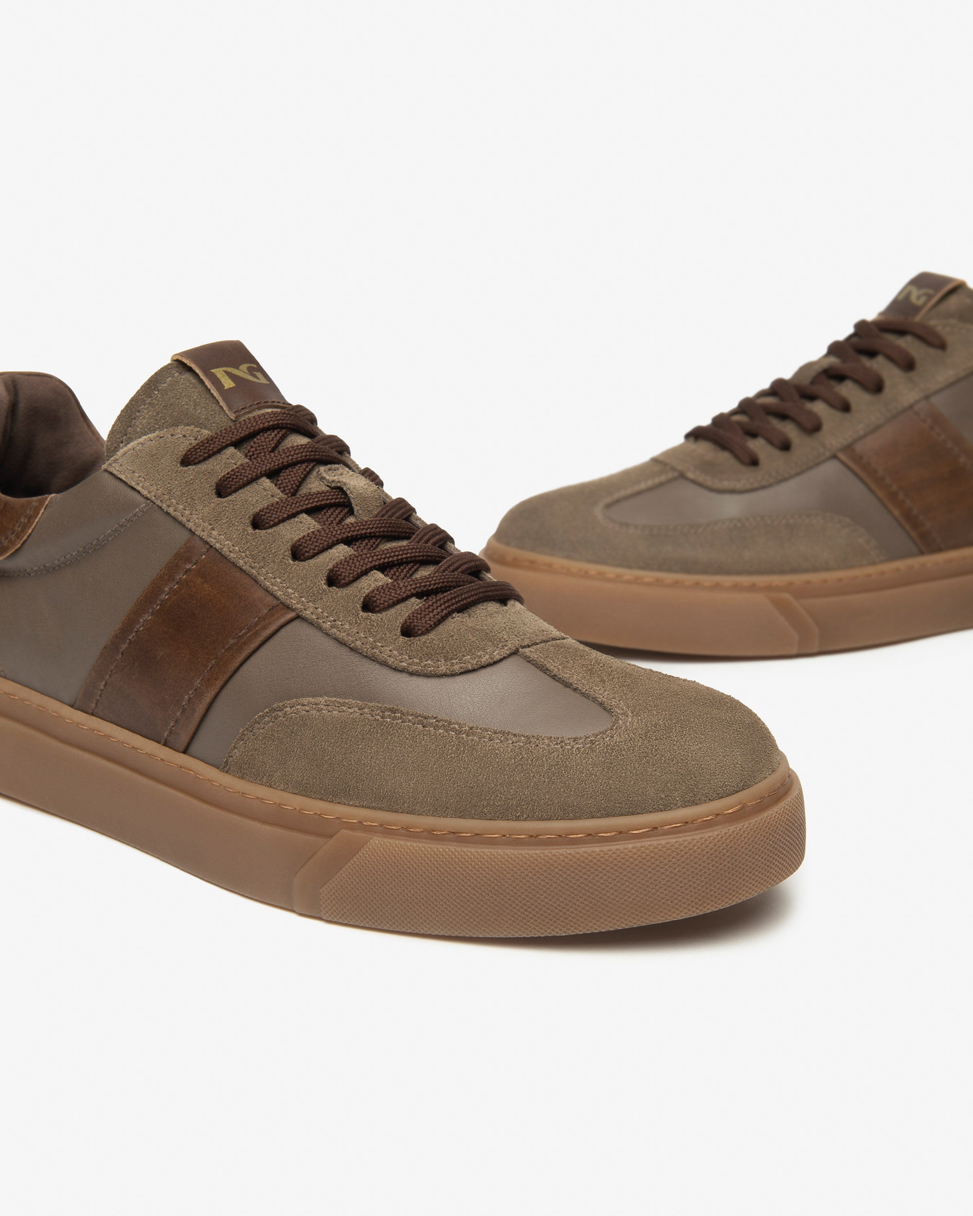 NeroGiardini Sneakers Homme Cuir Velours Memory 46