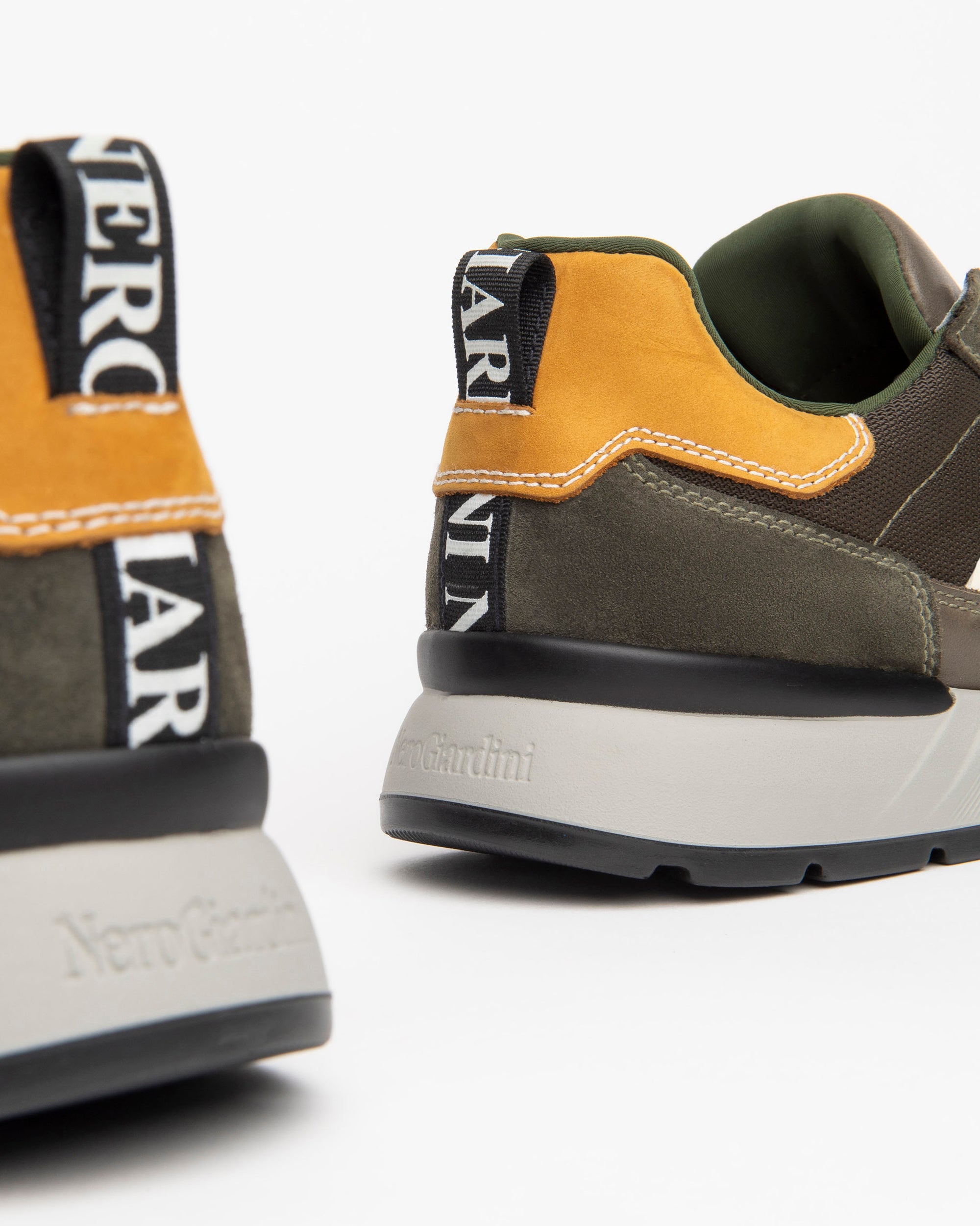 Nerogiardini Sneakers Homme Cuir Velours DryGo