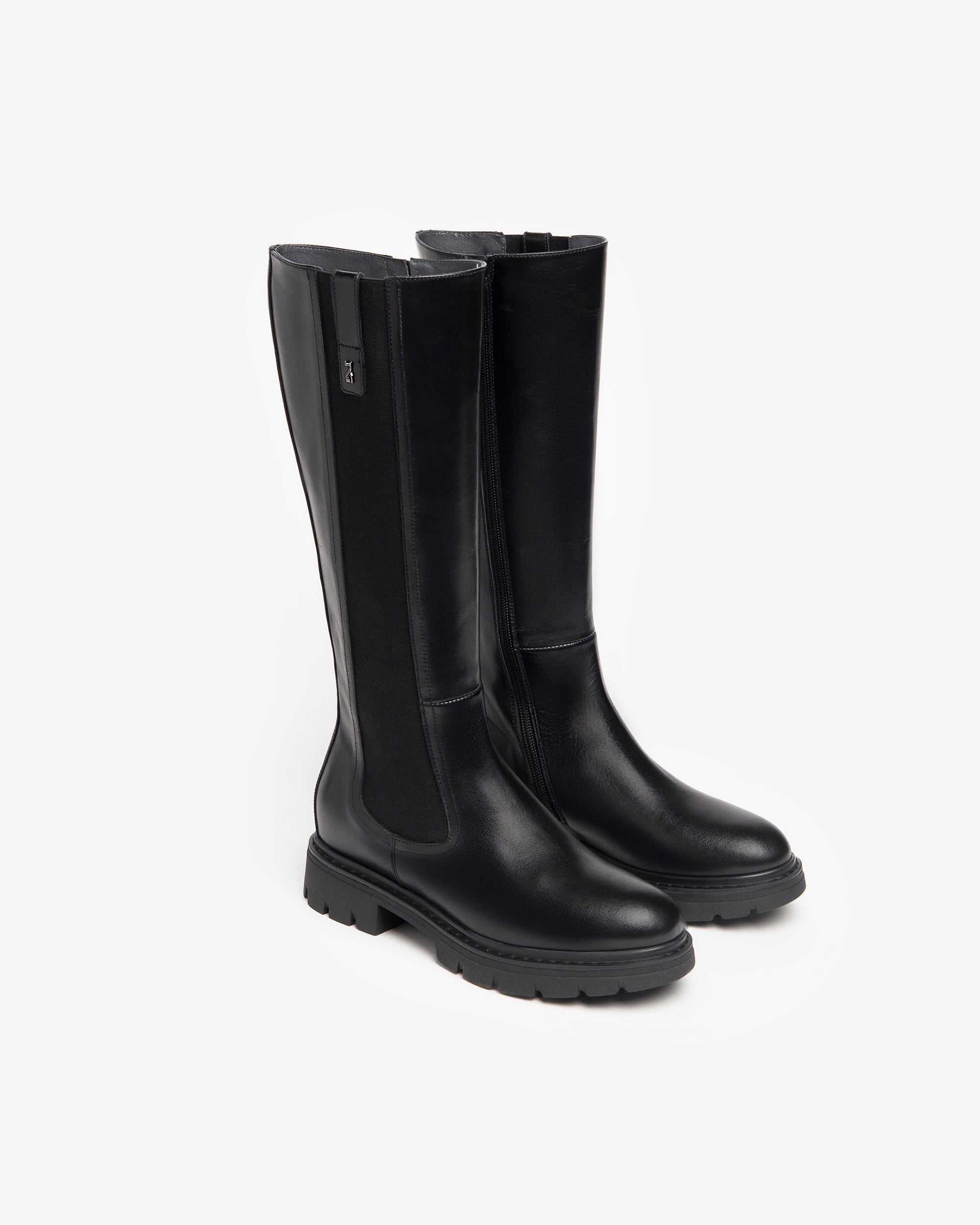NeroGiardini Bottes Femme Cuir Tendance Italie