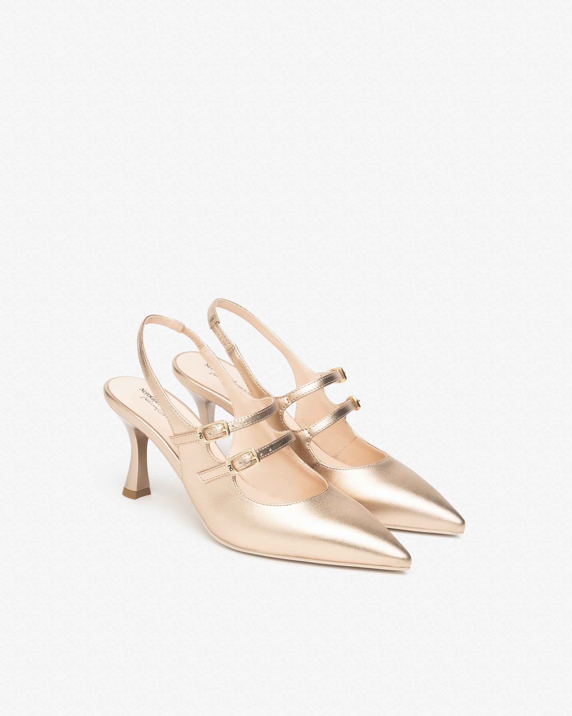 NeroGiardini Slingbacks Femme Cuir Premium Cérémonie 35-41