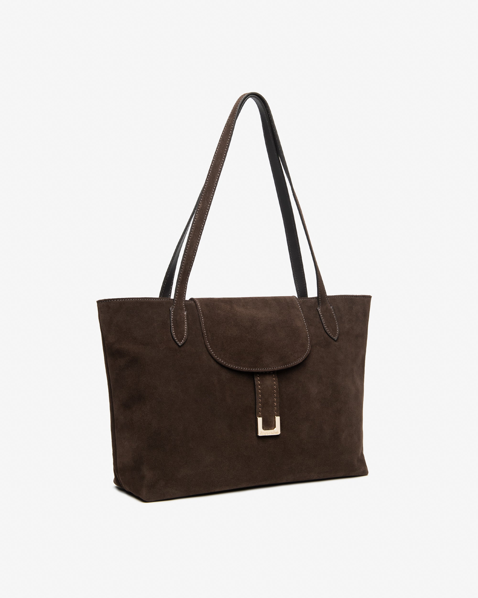NeroGiardini Tote Bag Femme en Cuir daim zippé
