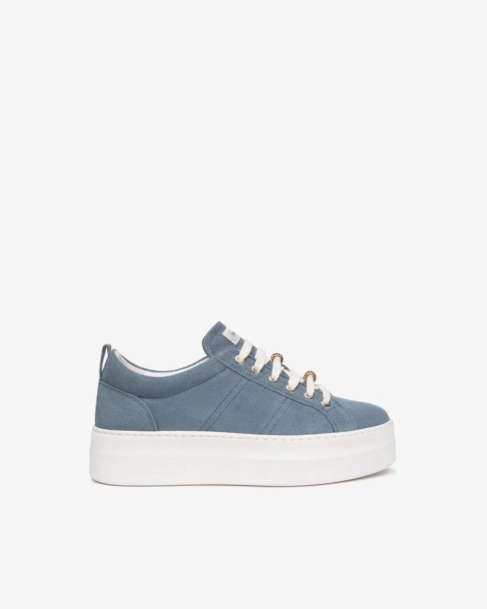 NeroGiardini Sneakers Femme Cuir Velours Memory