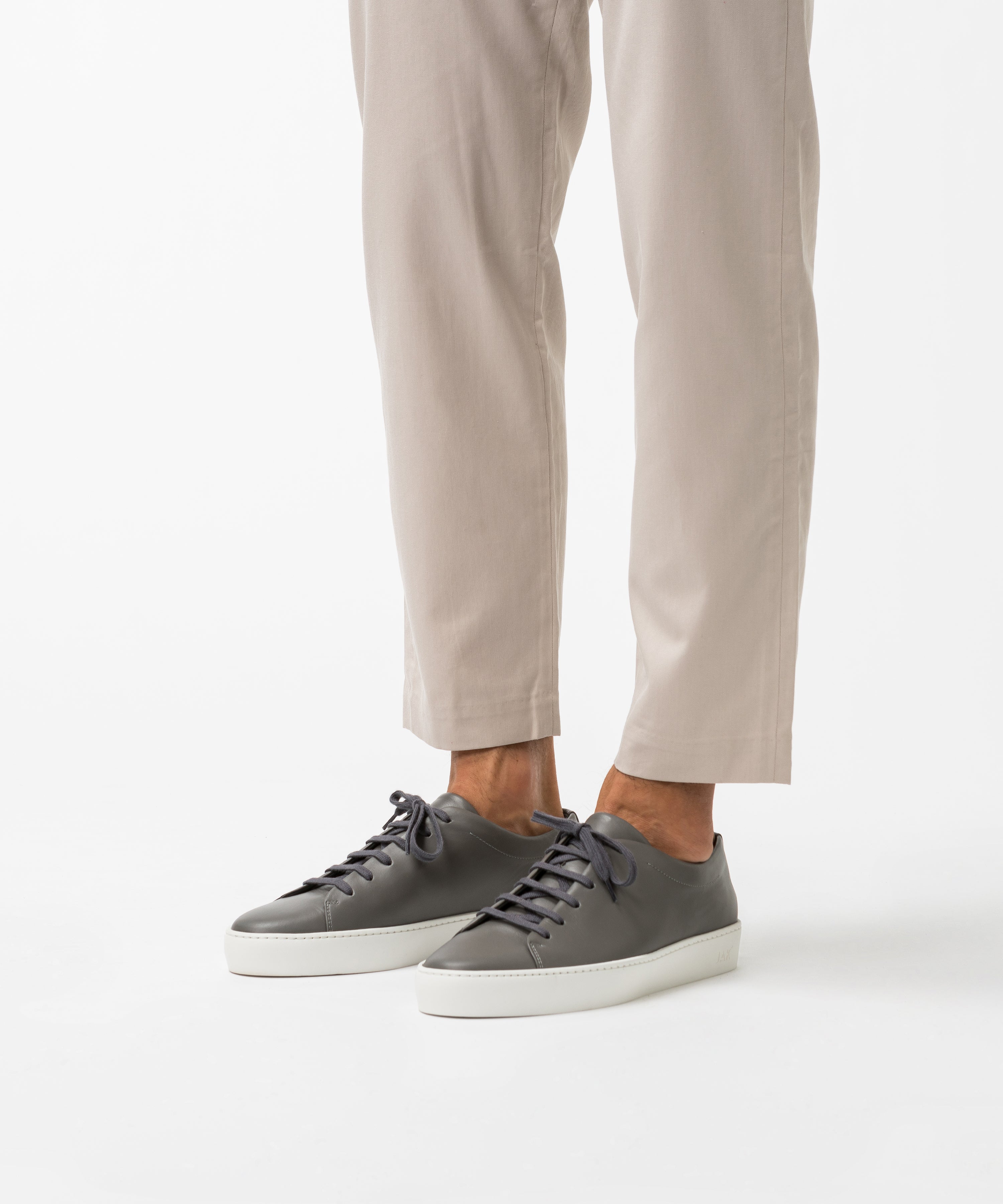 JAK Royal Grey sneakers cuir gris