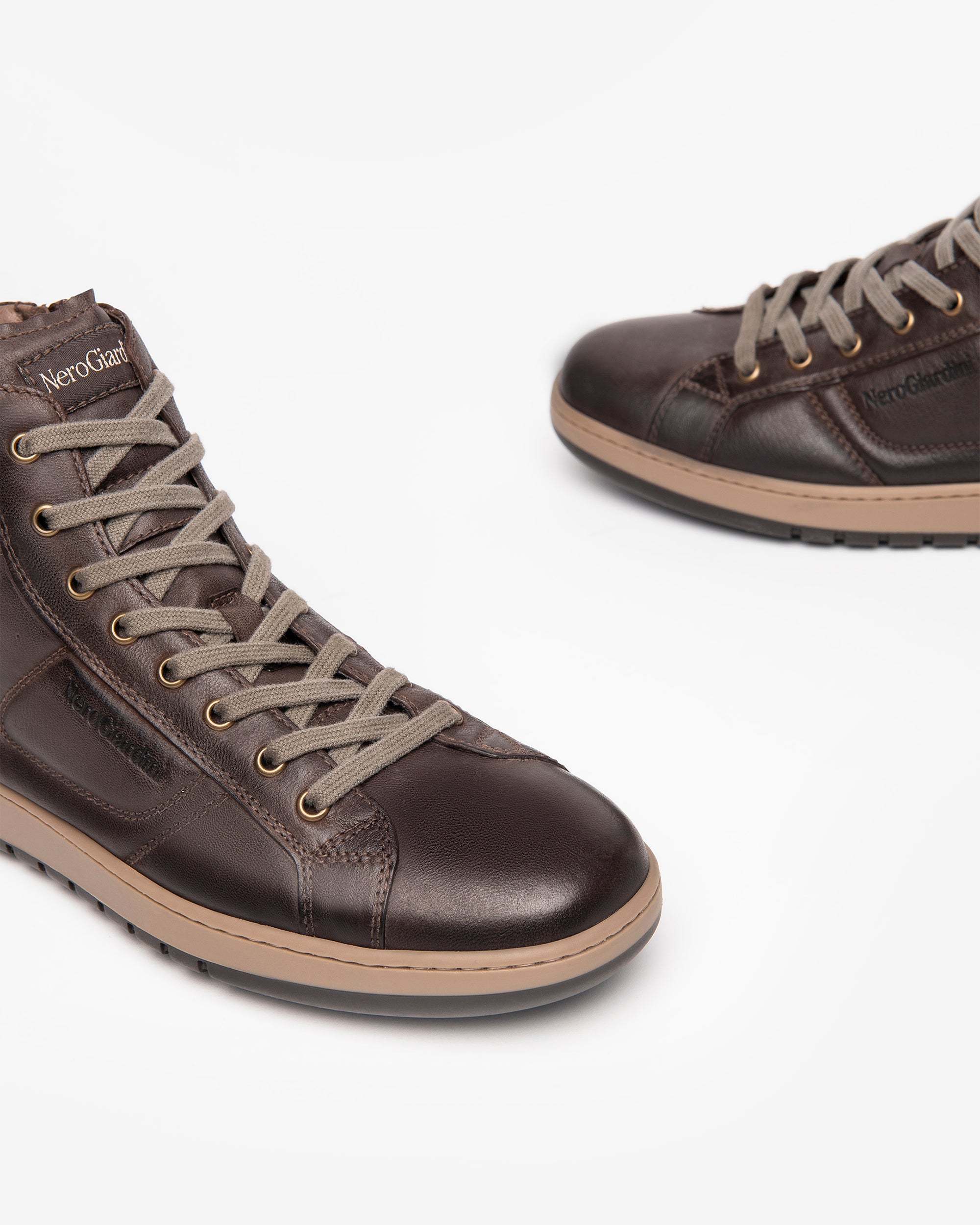 NeroGiardini Sneakers Montantes Homme Cuir Taille 42