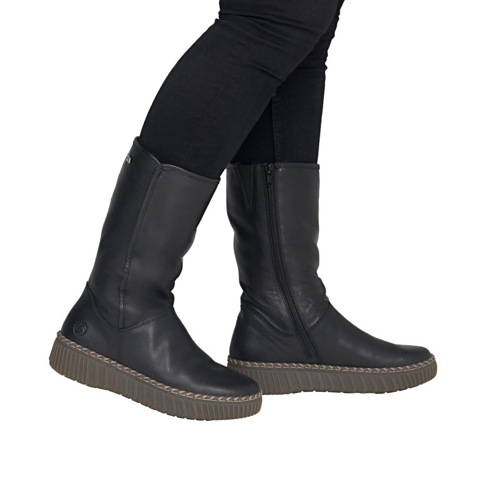 Remonte D4A71 bottes montantes beige 40 EU cuir chaud