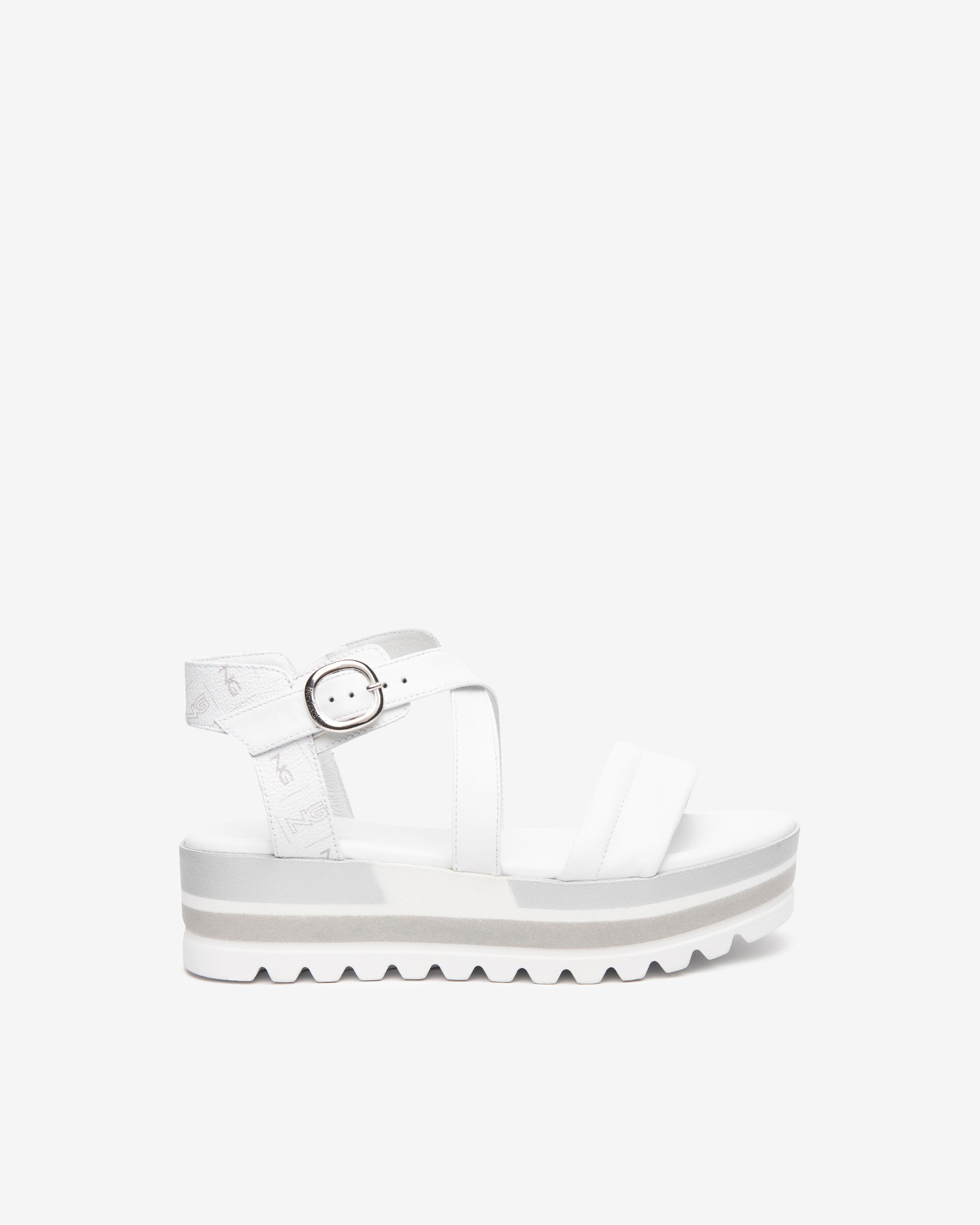 NeroGiardini Sandales Femme en Cuir plateforme 5 cm
