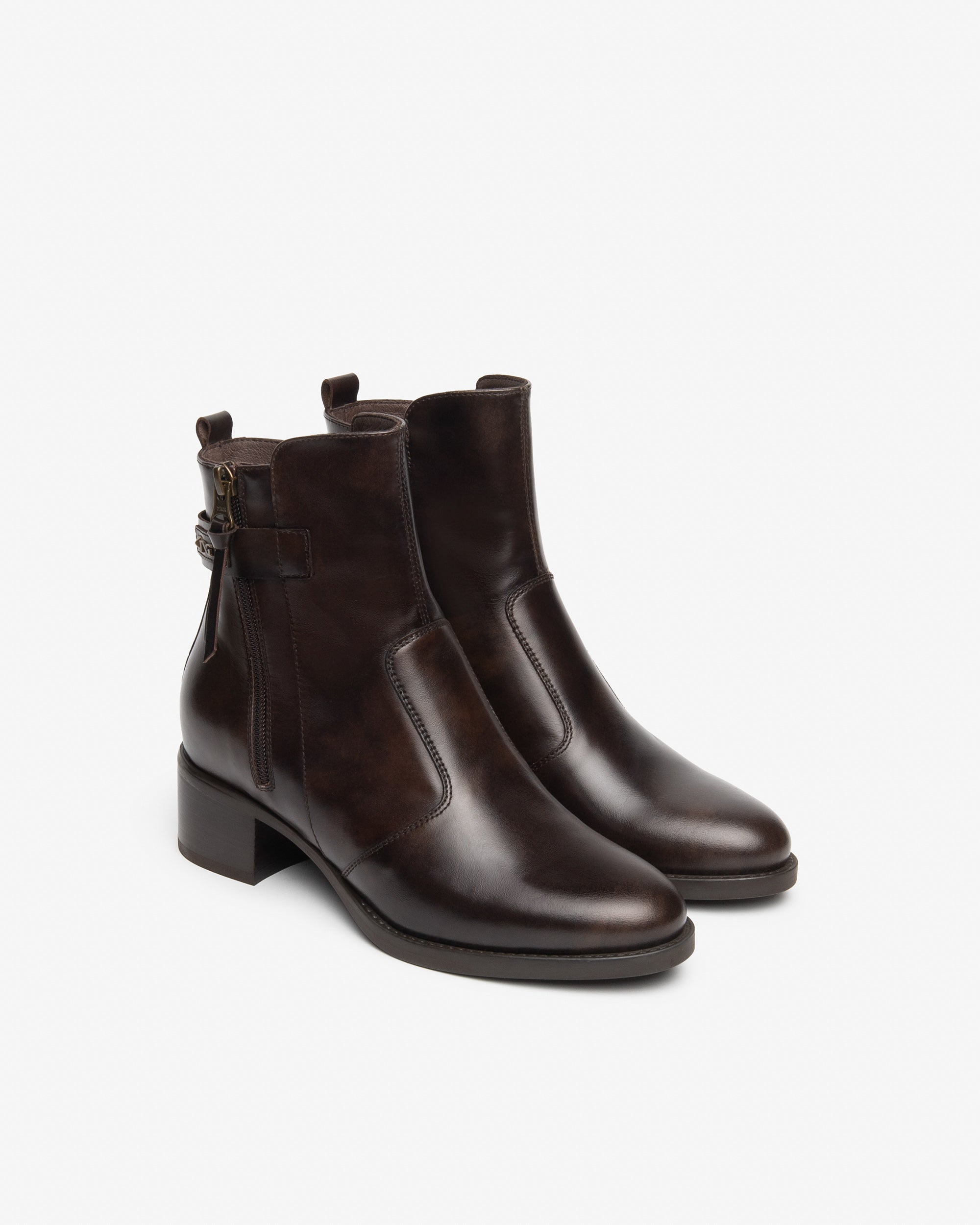 NeroGiardini Bottines Cuir Femme Talon 40 mm