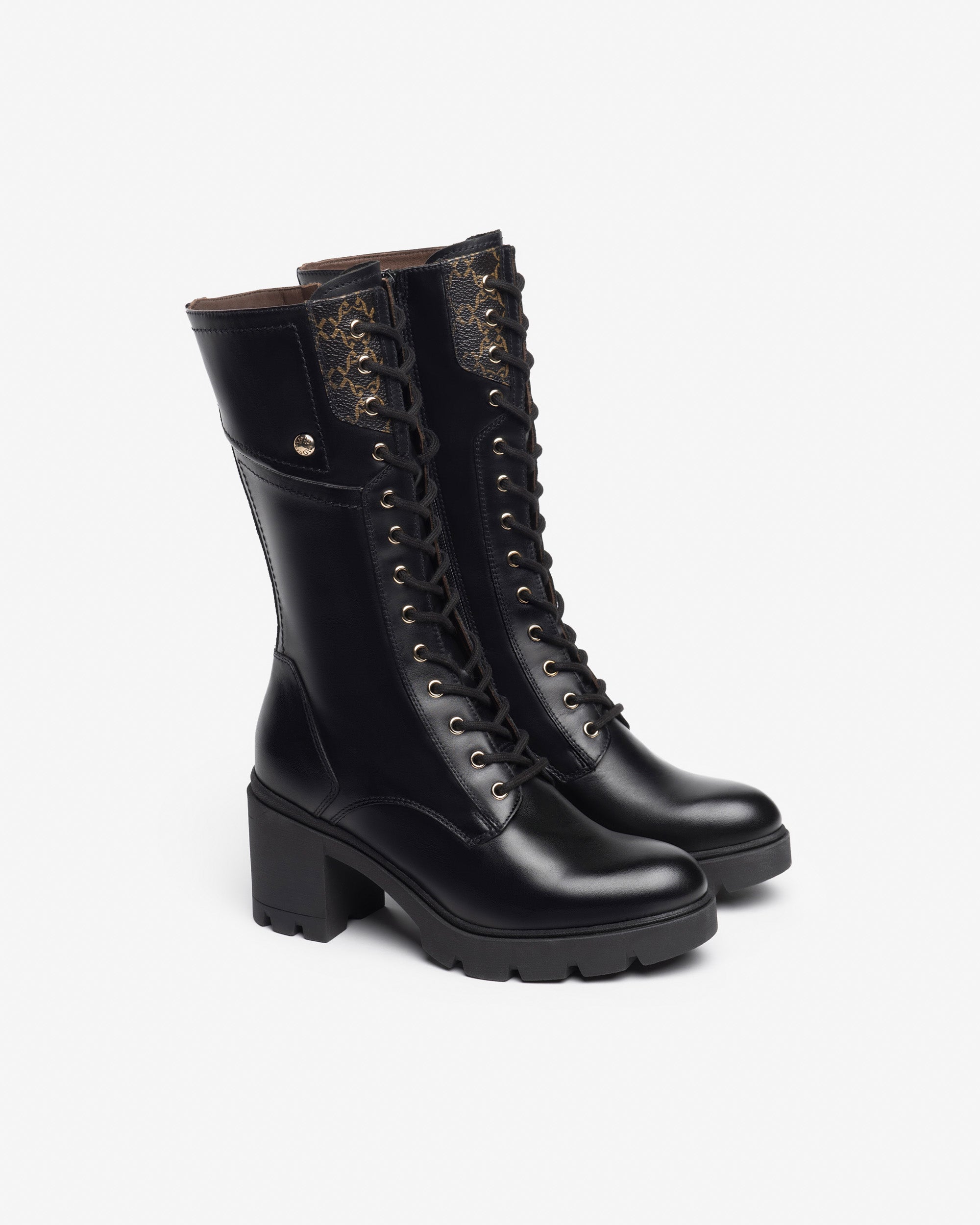 Nerogiardini Bottes Bottes Cuir Femme Détails Métal
