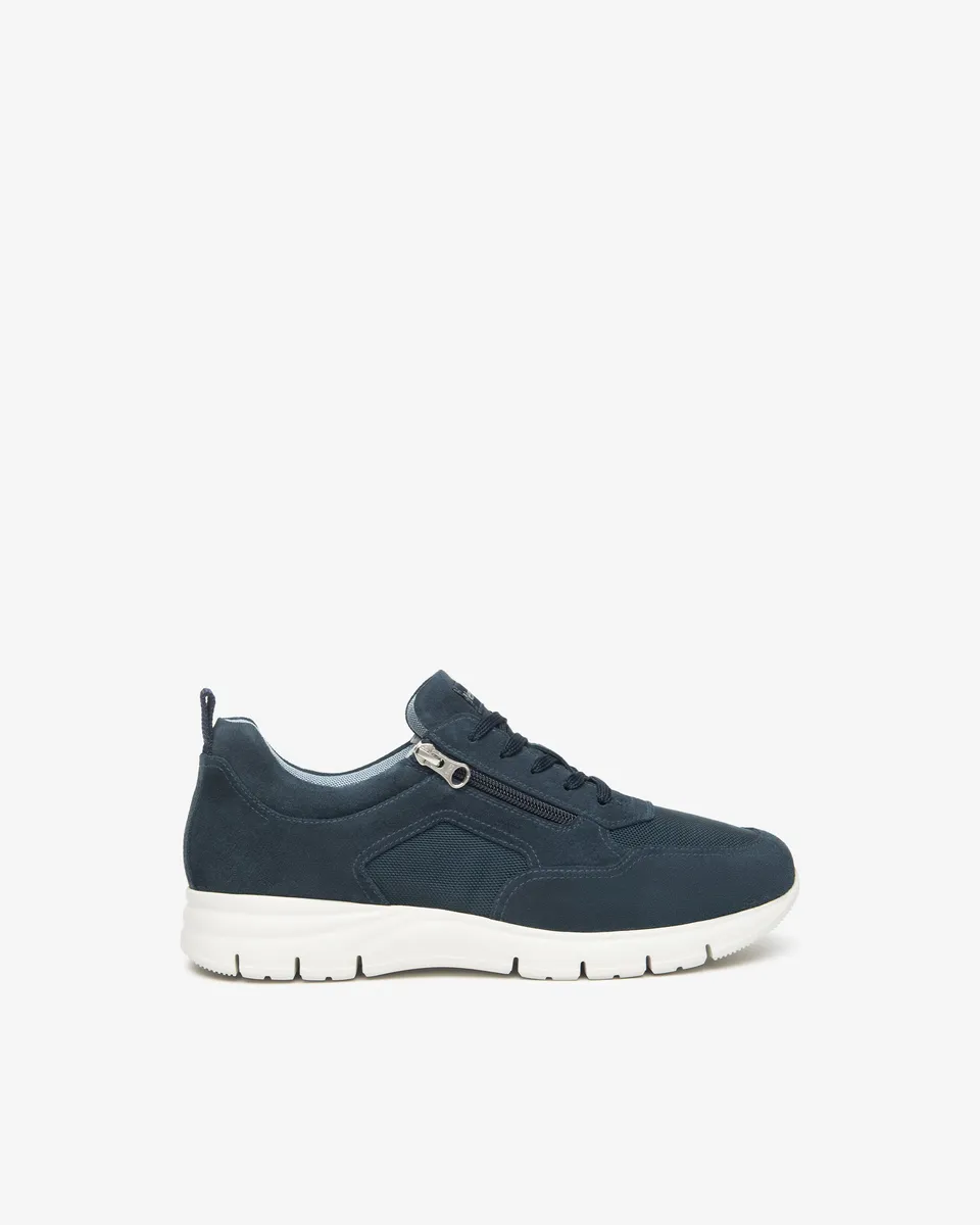 NeroGiardini Sneakers Homme Cuir Velours Toile