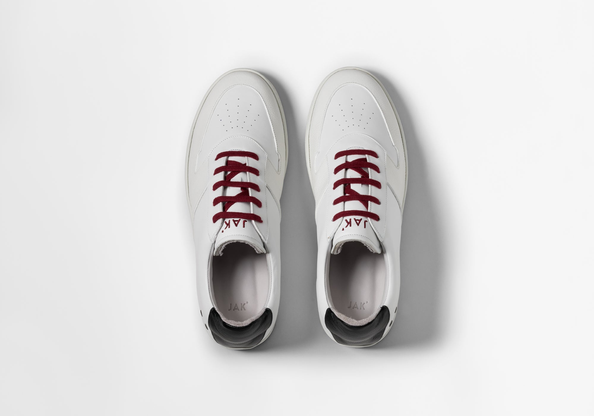 JAK Vantage Red Black sneakers cuir