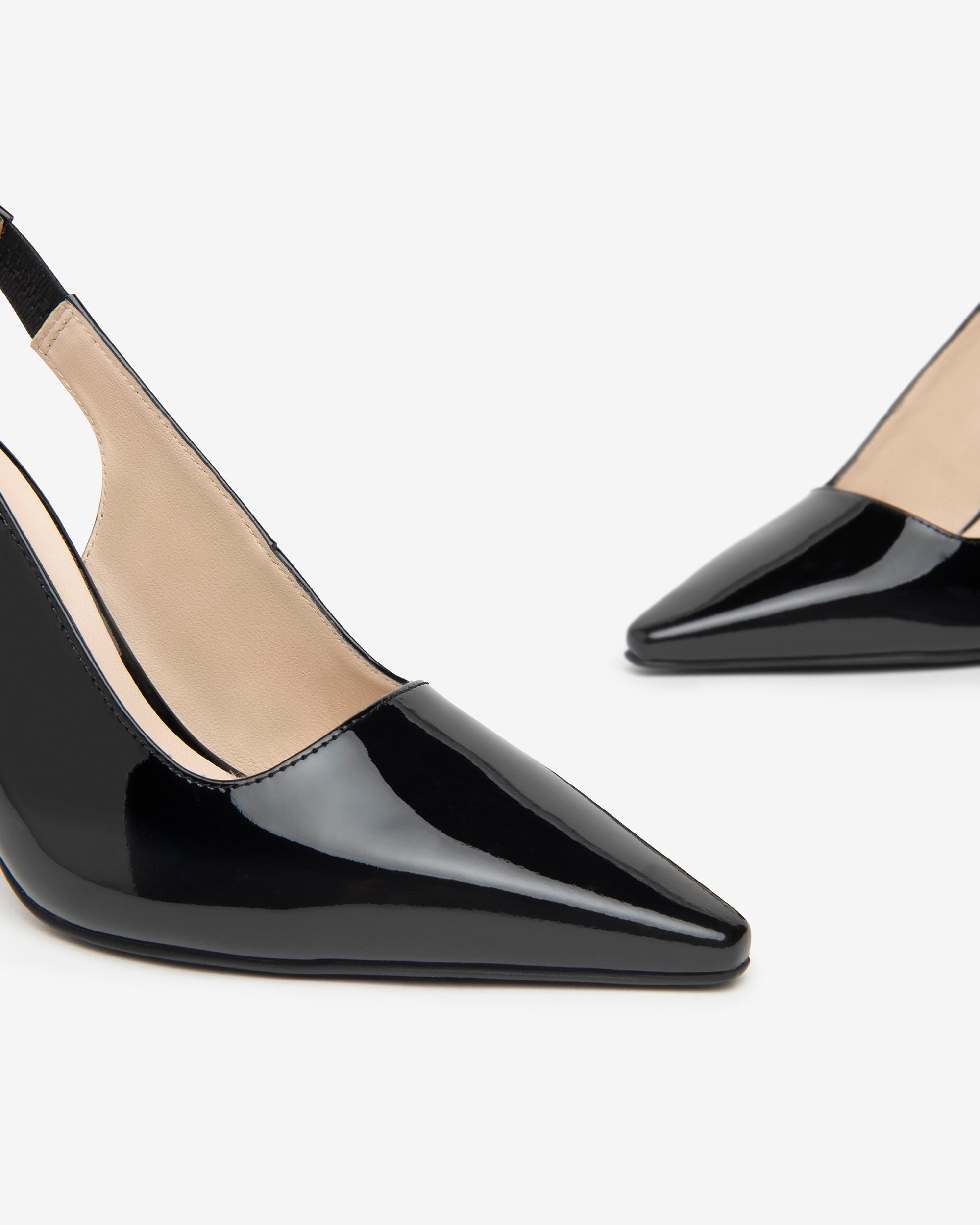 Nerogiardini Escarpins vernis femme sling-back élégants