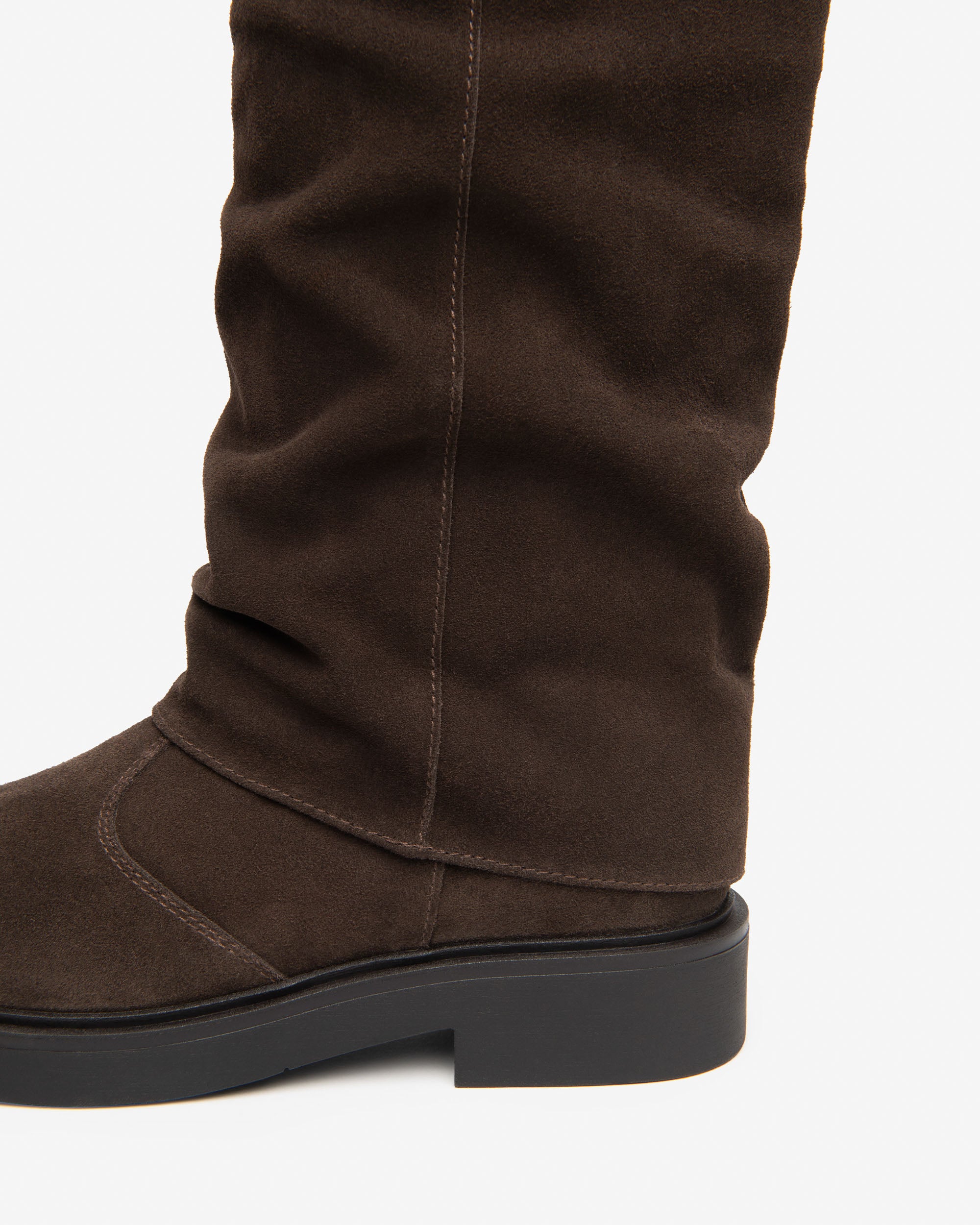 NeroGiardini Bottes Femme Cuir Velours Biker 35 mm