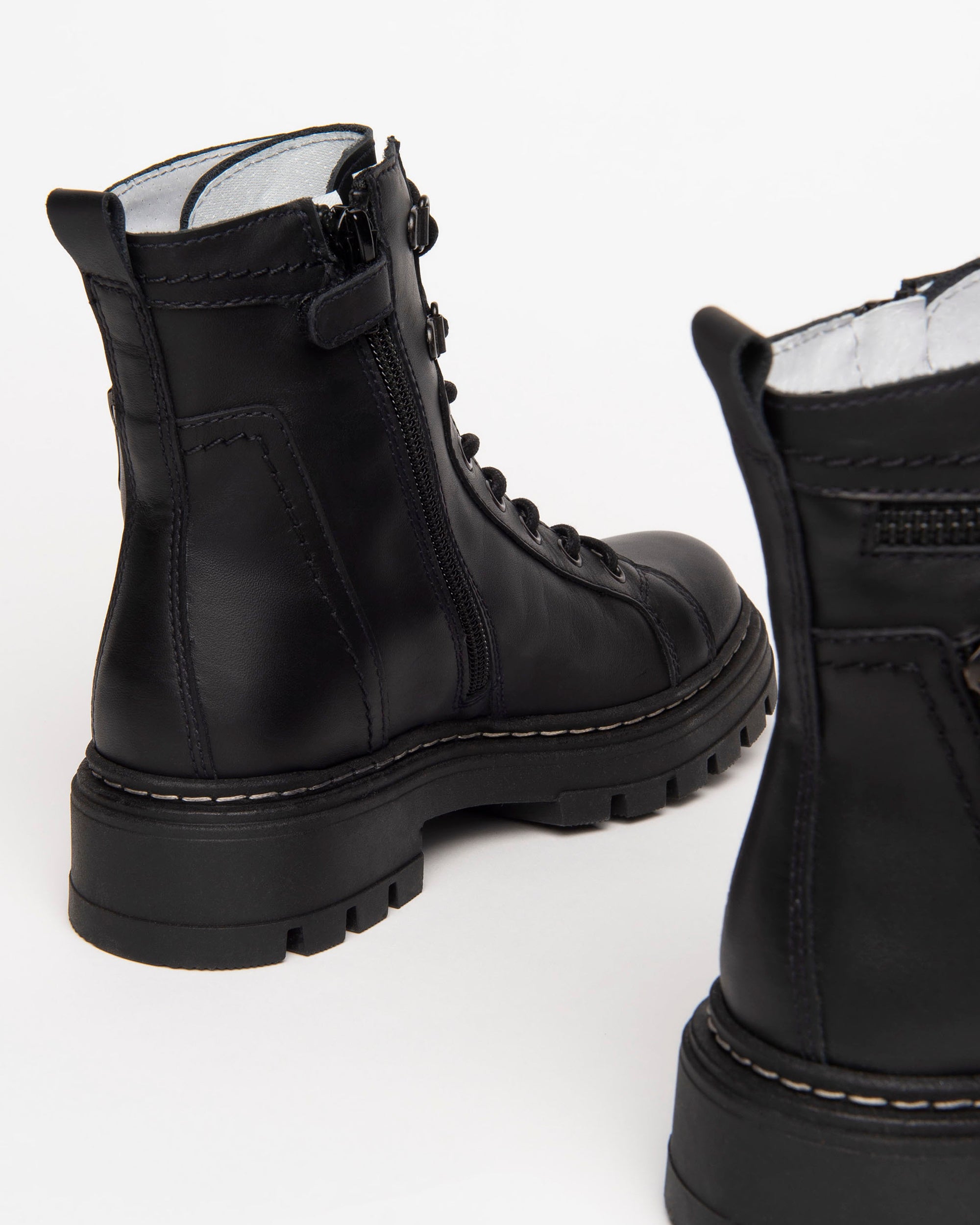NeroGiardini Bottines Teens Fille cuir boots à lacets