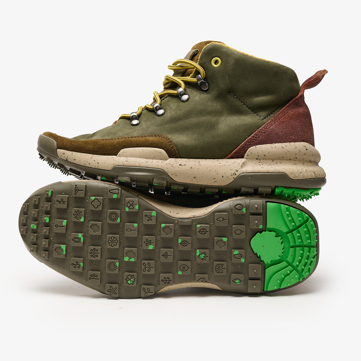 Satorisan Kiso Premium boots vert cuir