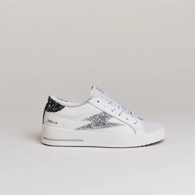 Semerdjian Maya C782 baskets blanc argent anthracite