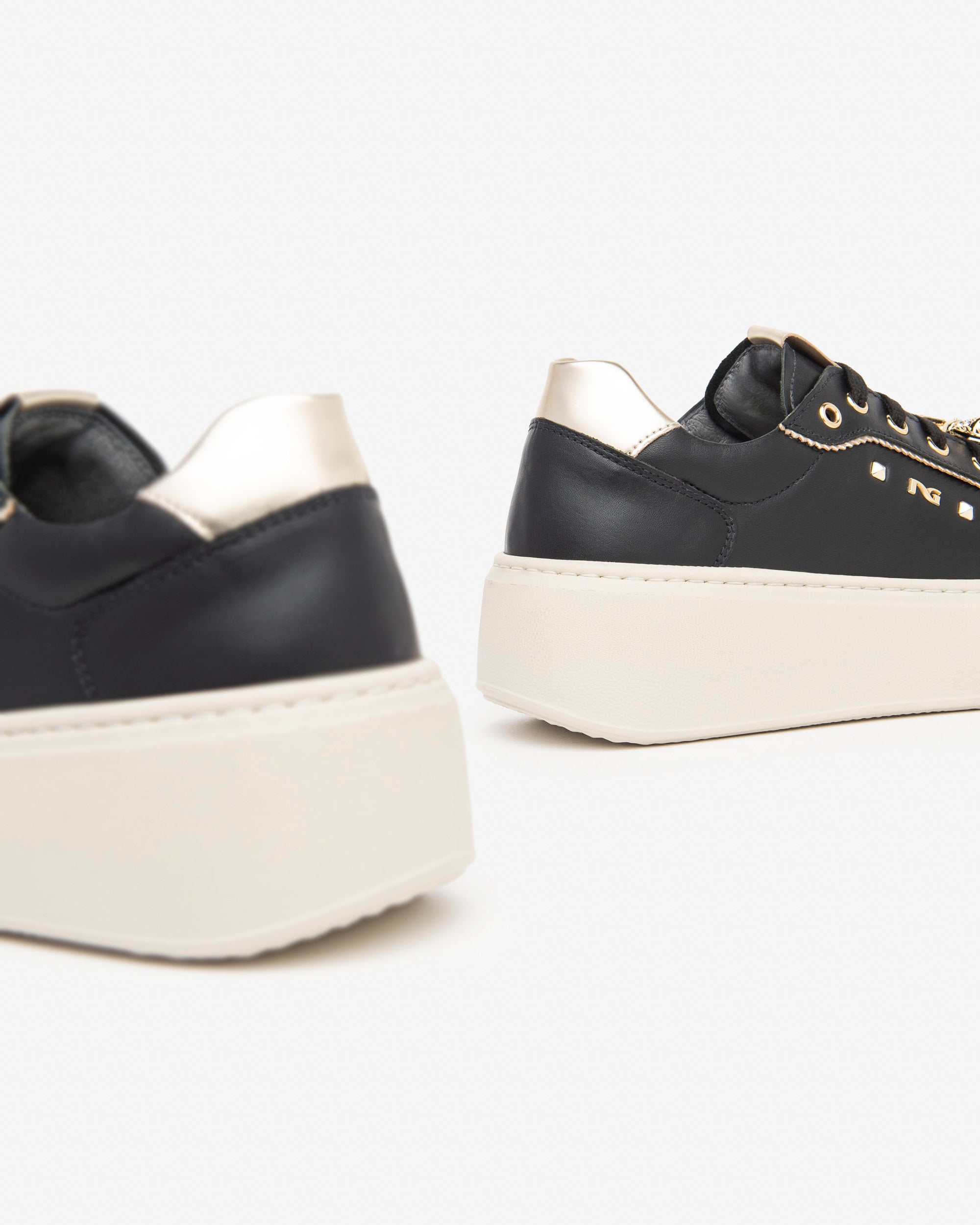 Nerogiardini Sneakers Femme Cuir Technique Confort