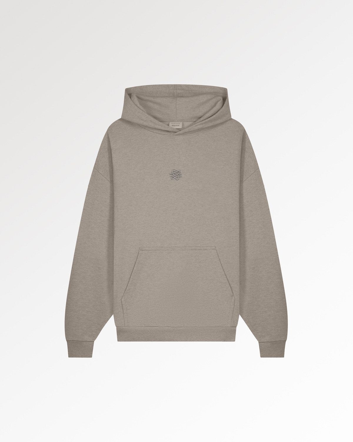 Filling Pieces Hoodie Boxy sweat Melange Pure coton bio
