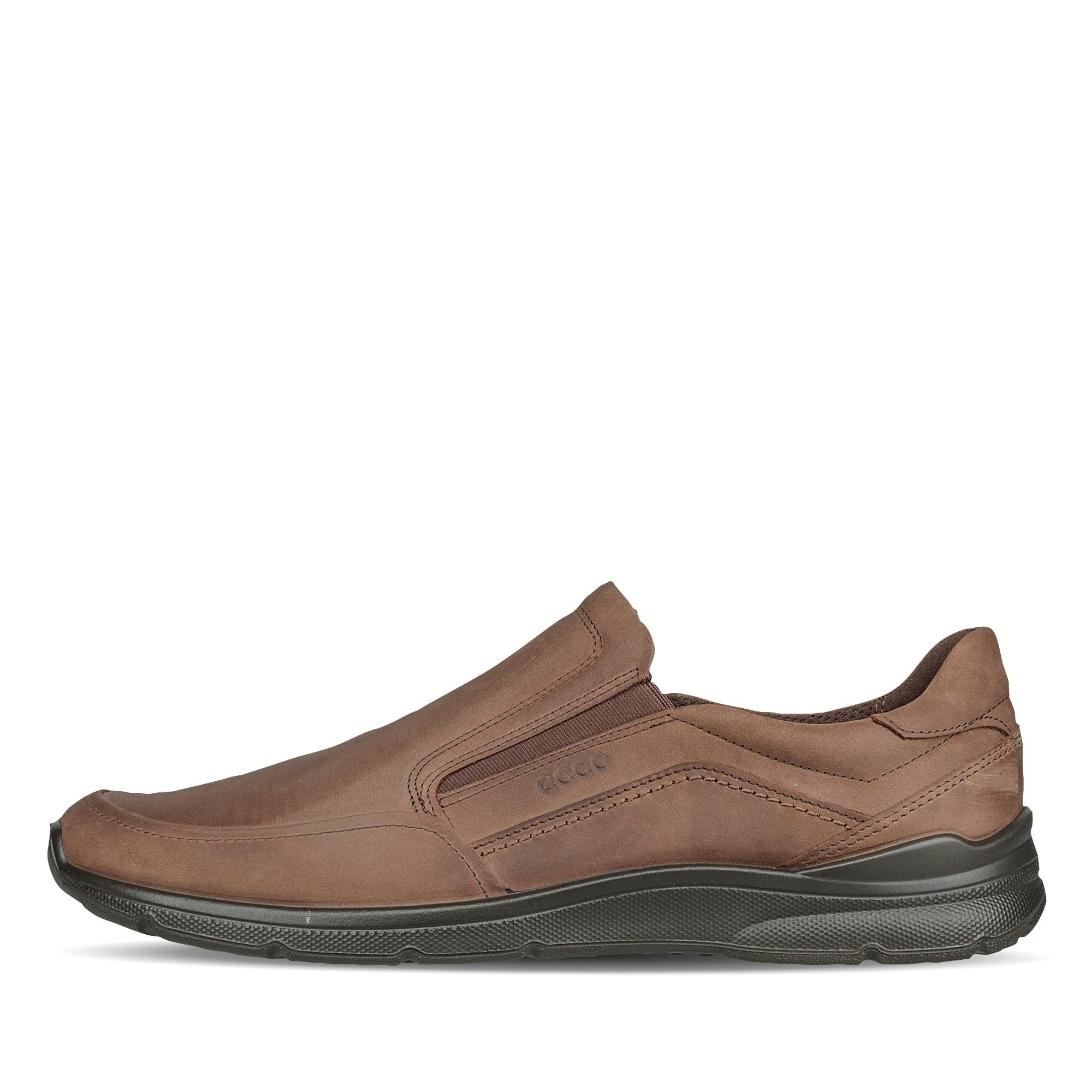 ECCO Irving Mocassin Homme Noir Cuir Sans Lacets