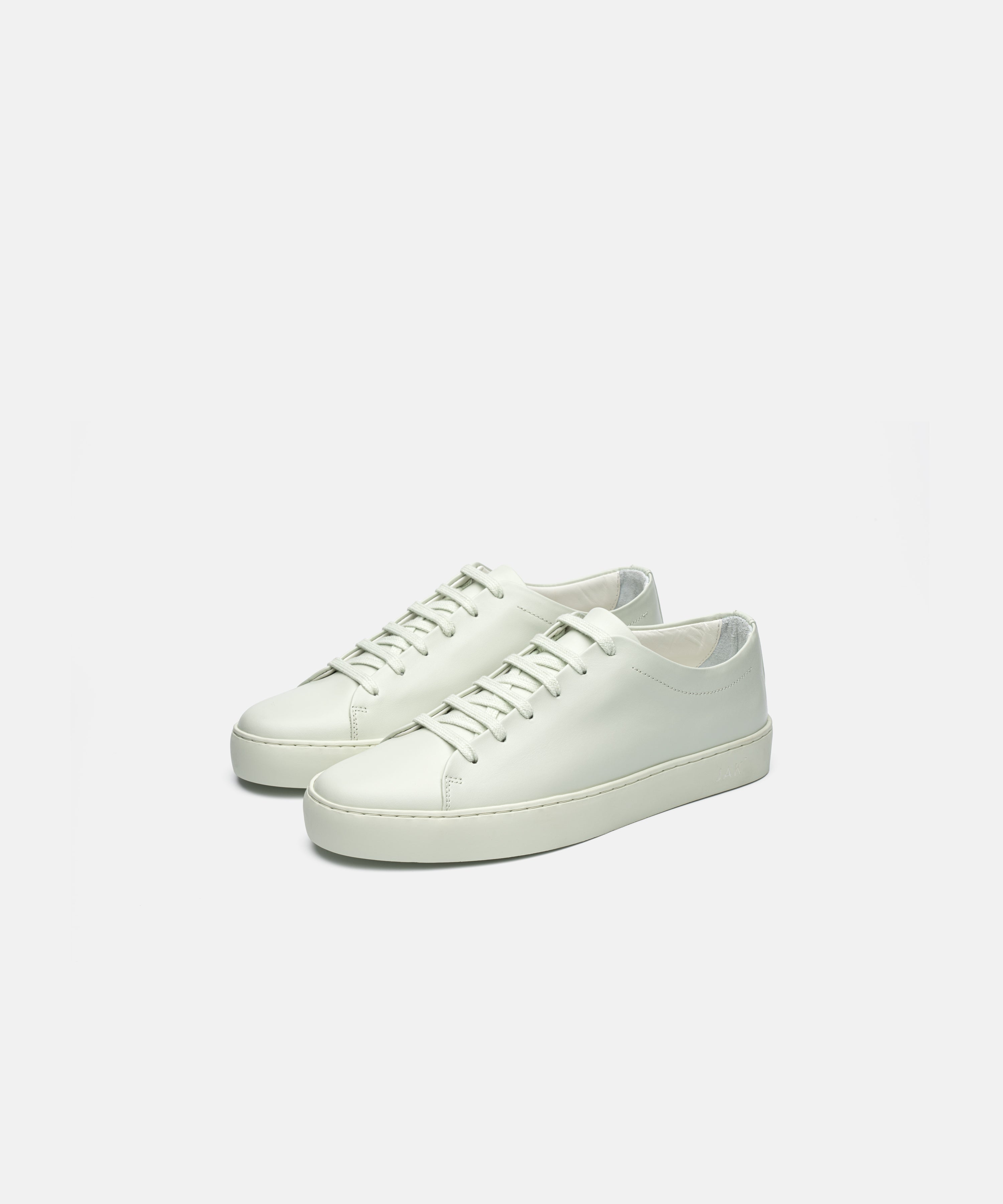 JAK Royal Aqua baskets cuir bleu clair
