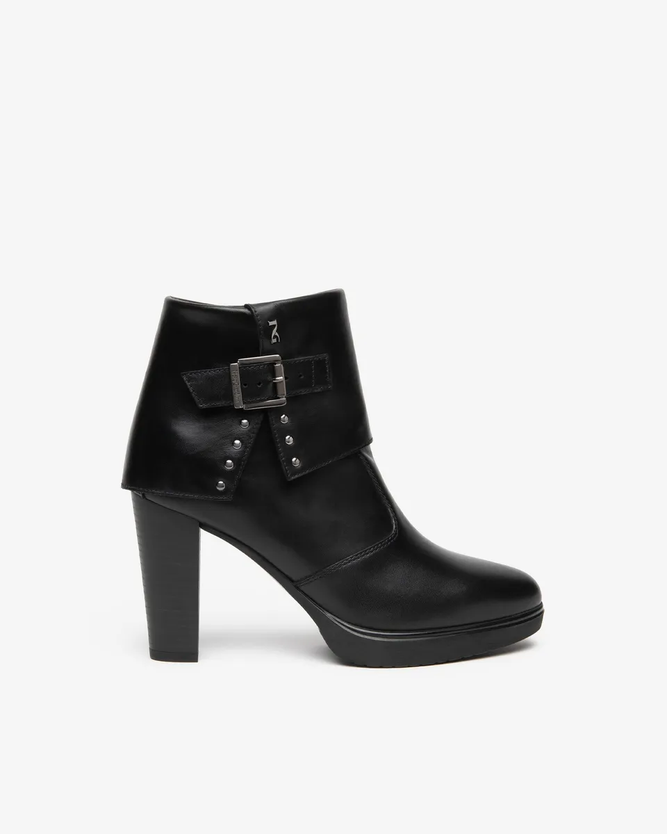 NeroGiardini Bottines femme cuir plateau talon 95 mm 38