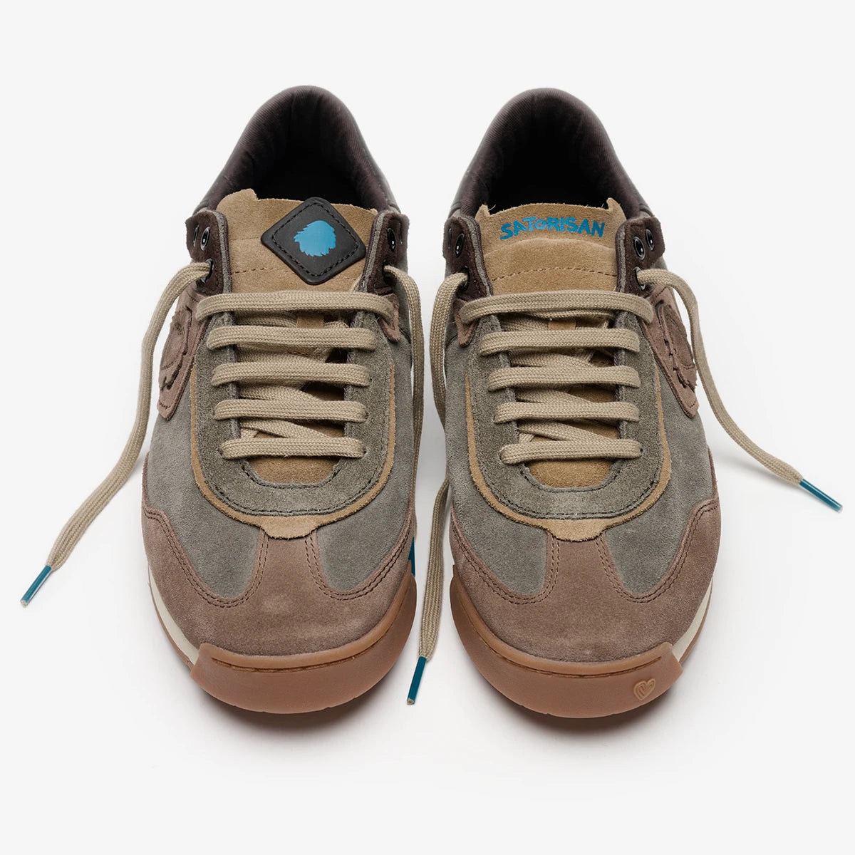 Satorisan Ensō Suede baskets cuir Wandering Grey