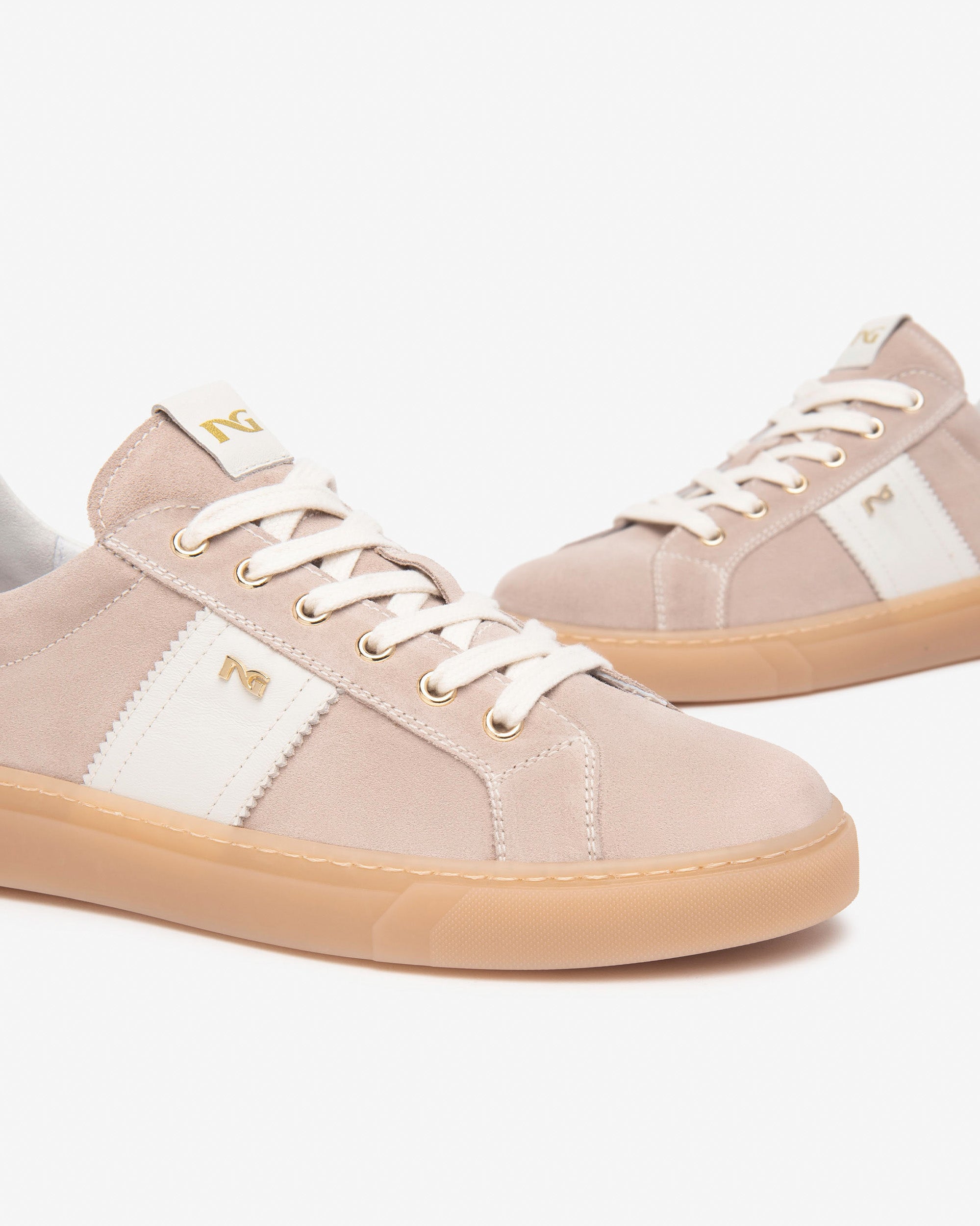 Nerogiardini Sneakers Femme Cuir Velours - Printemps Été