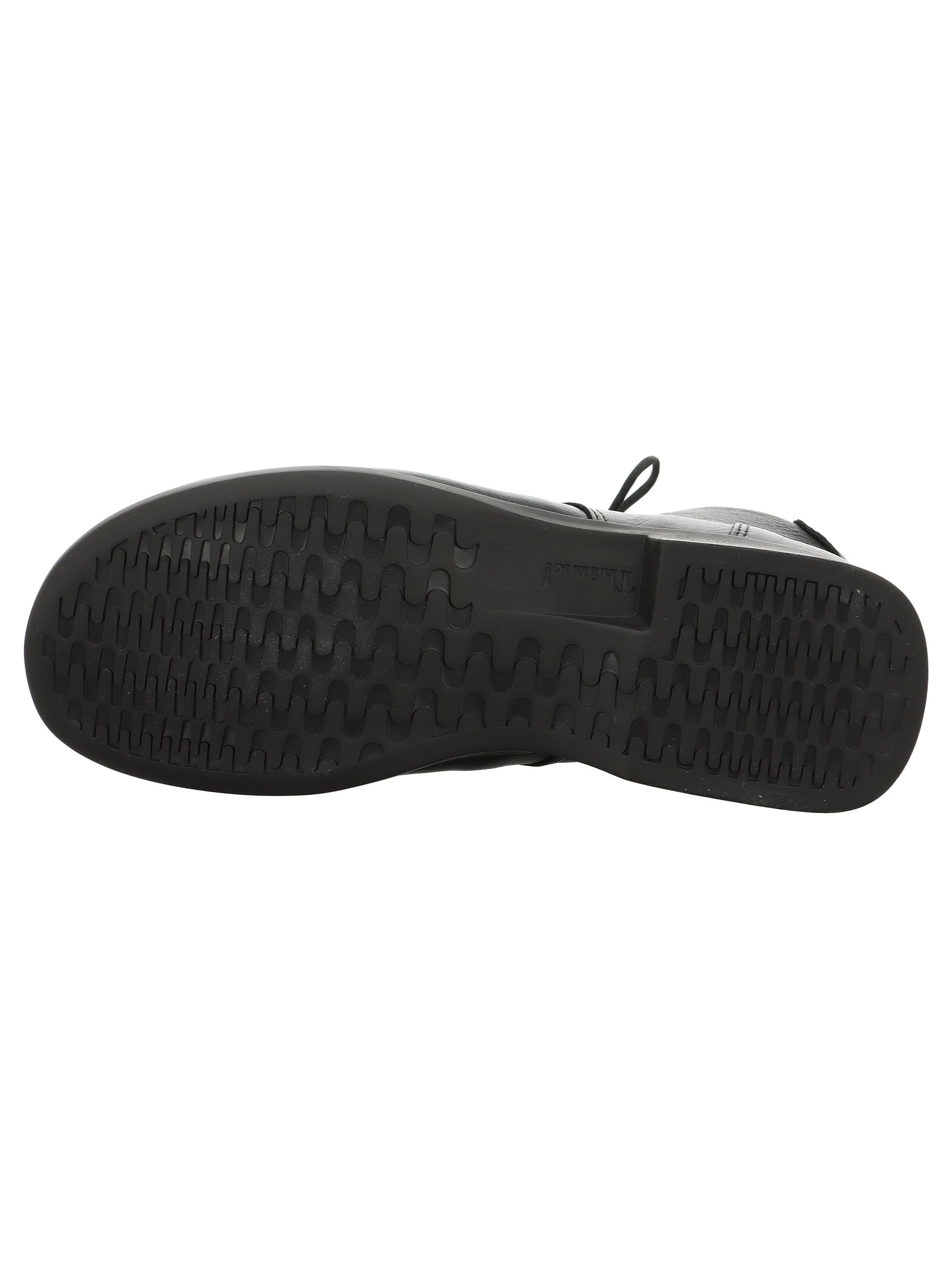 Think Pensa bottine femme noir cuir semelle amovible