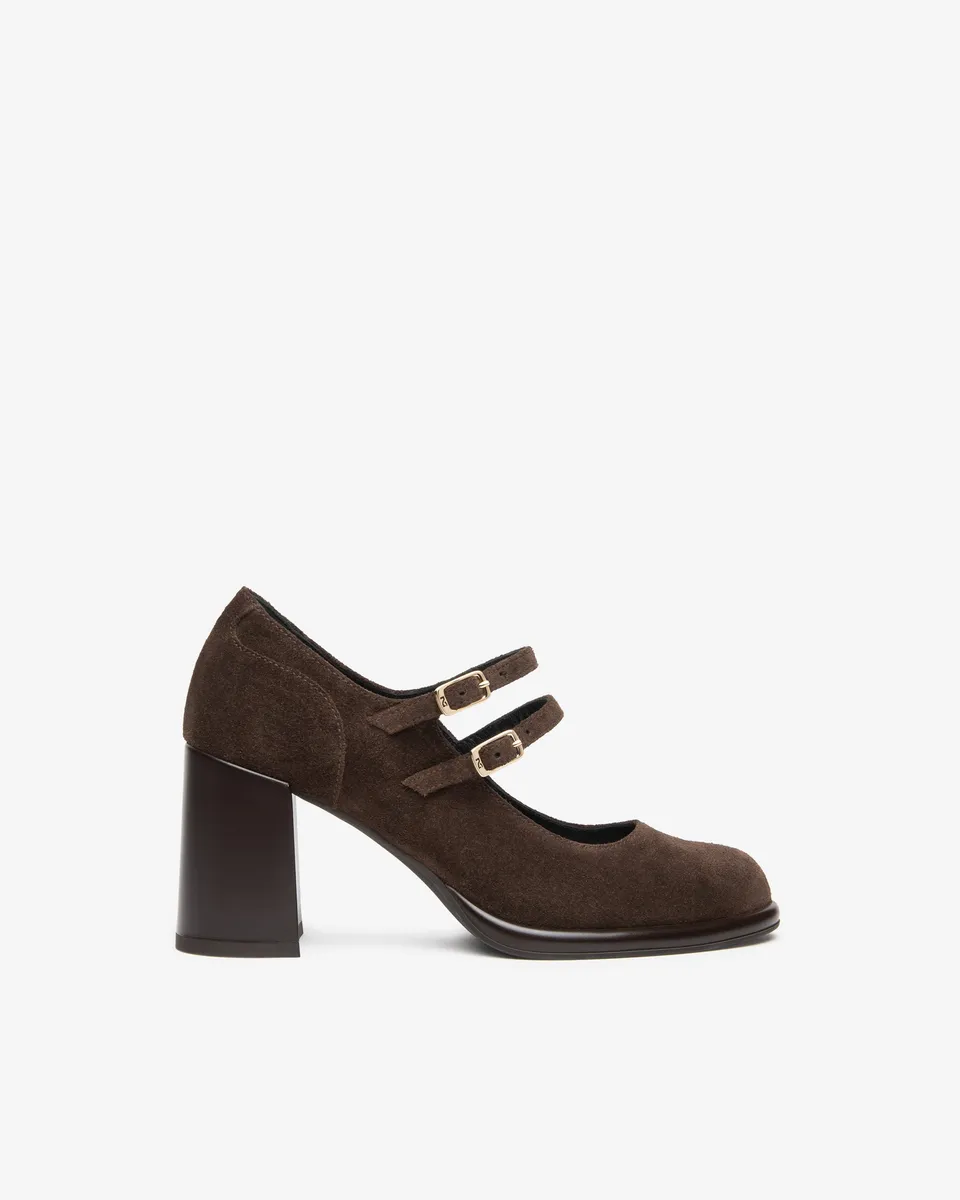 NeroGiardini Babies Femme Cuir Velours Talon 80