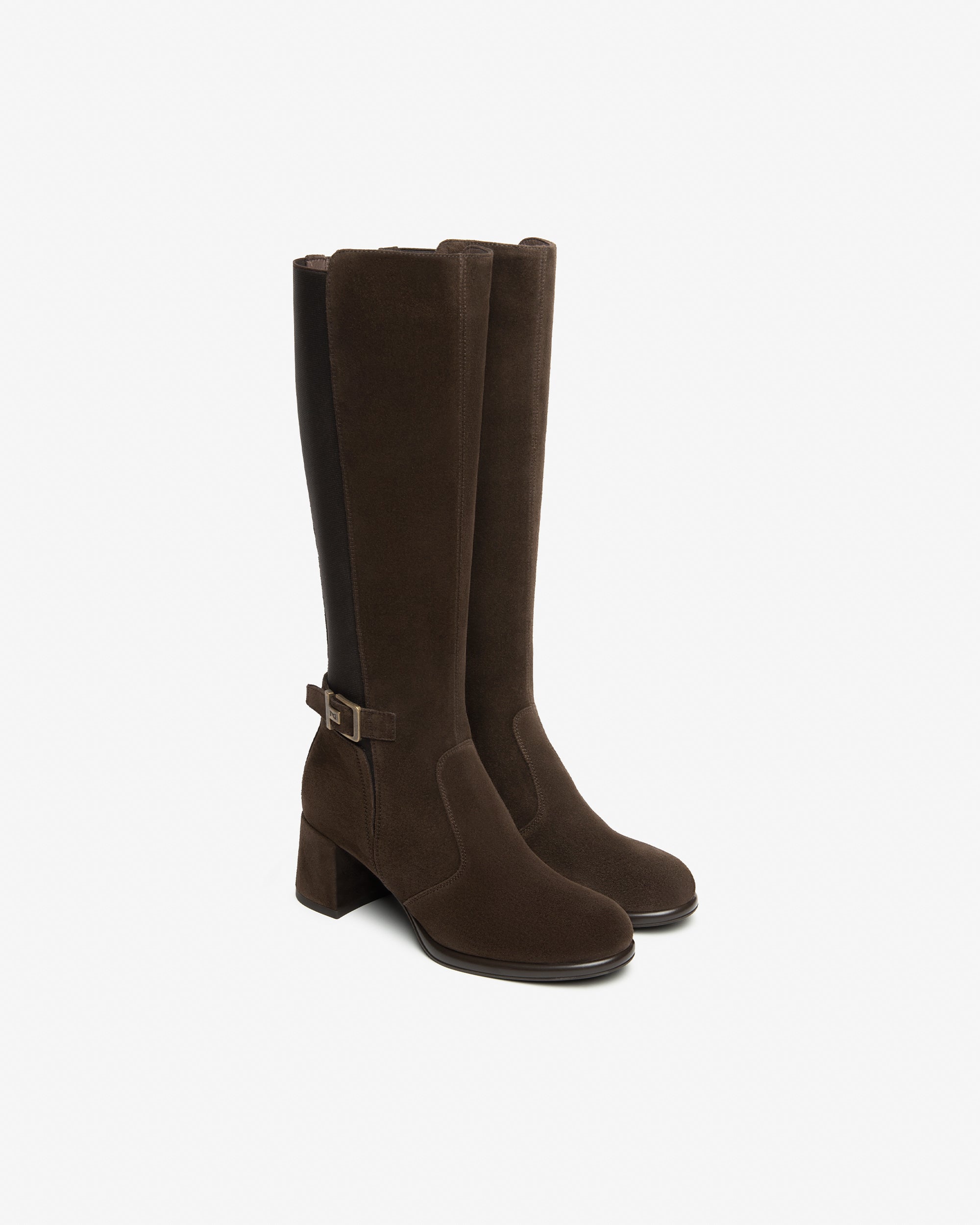 Nerogiardini Bottes Femme Cuir Velours Hiver