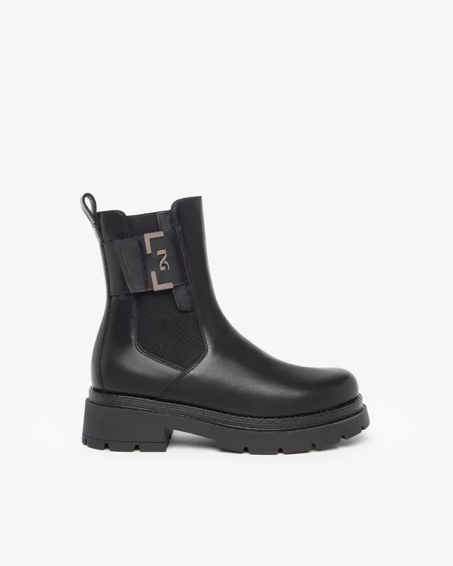 NeroGiardini Bottines Chelsea Bottines Femme Cuir 38