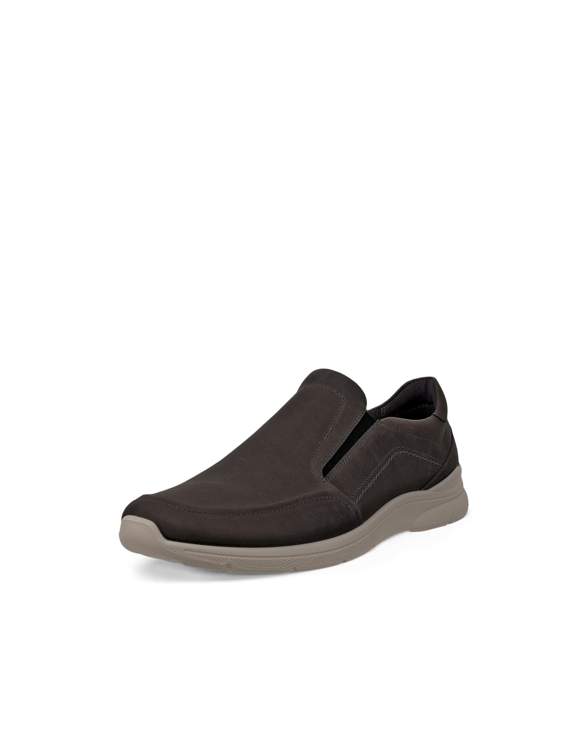 ECCO Irving Mocassin Homme Noir Cuir Sans Lacets