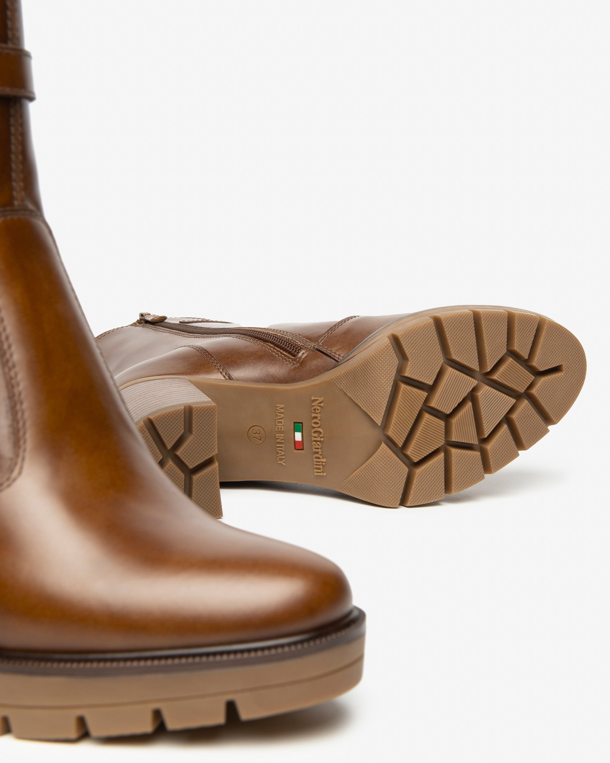 NeroGiardini Bottines Femme Cuir Made in Italy