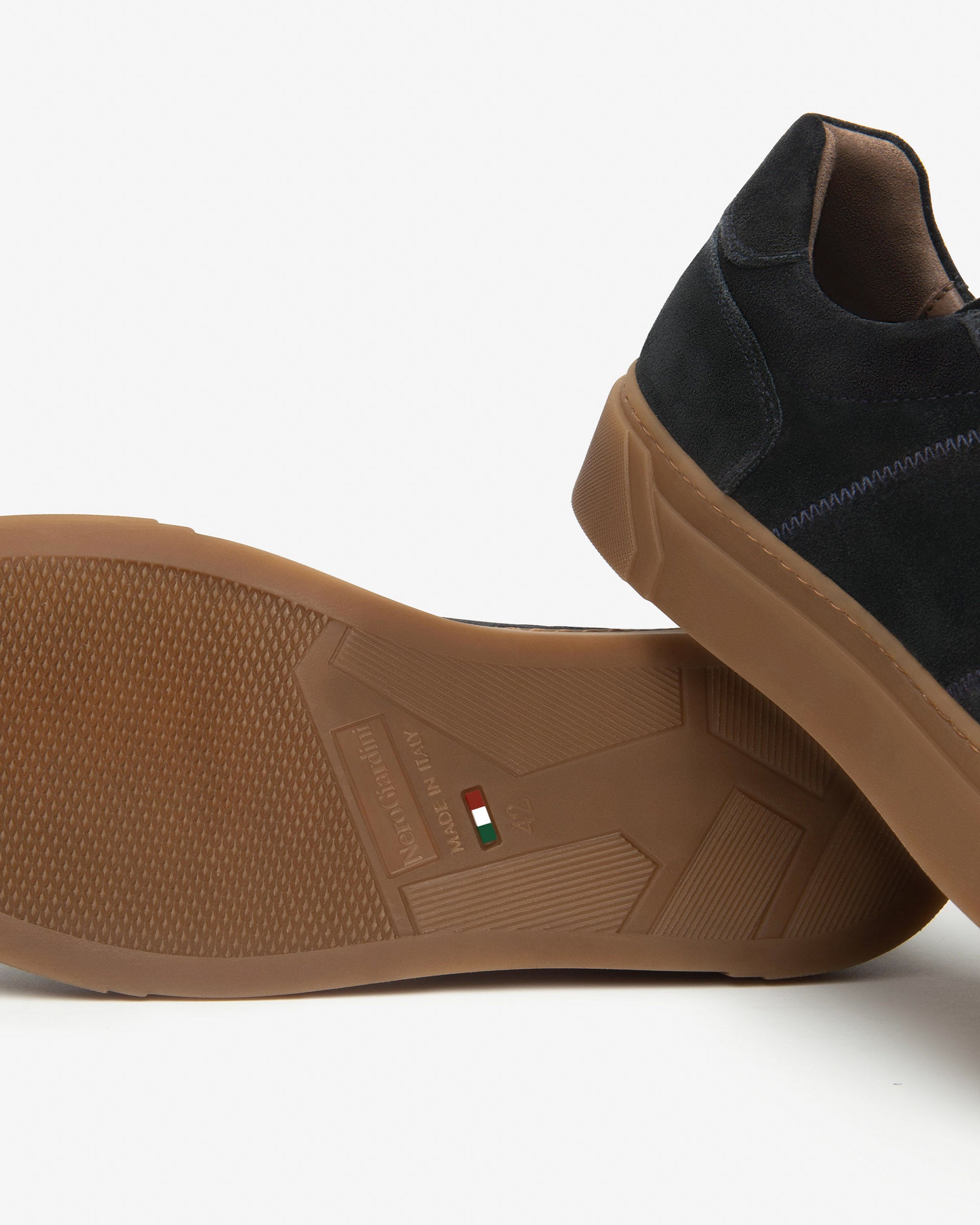NeroGiardini Sneakers Cuir Velours Sneakers Homme Confort