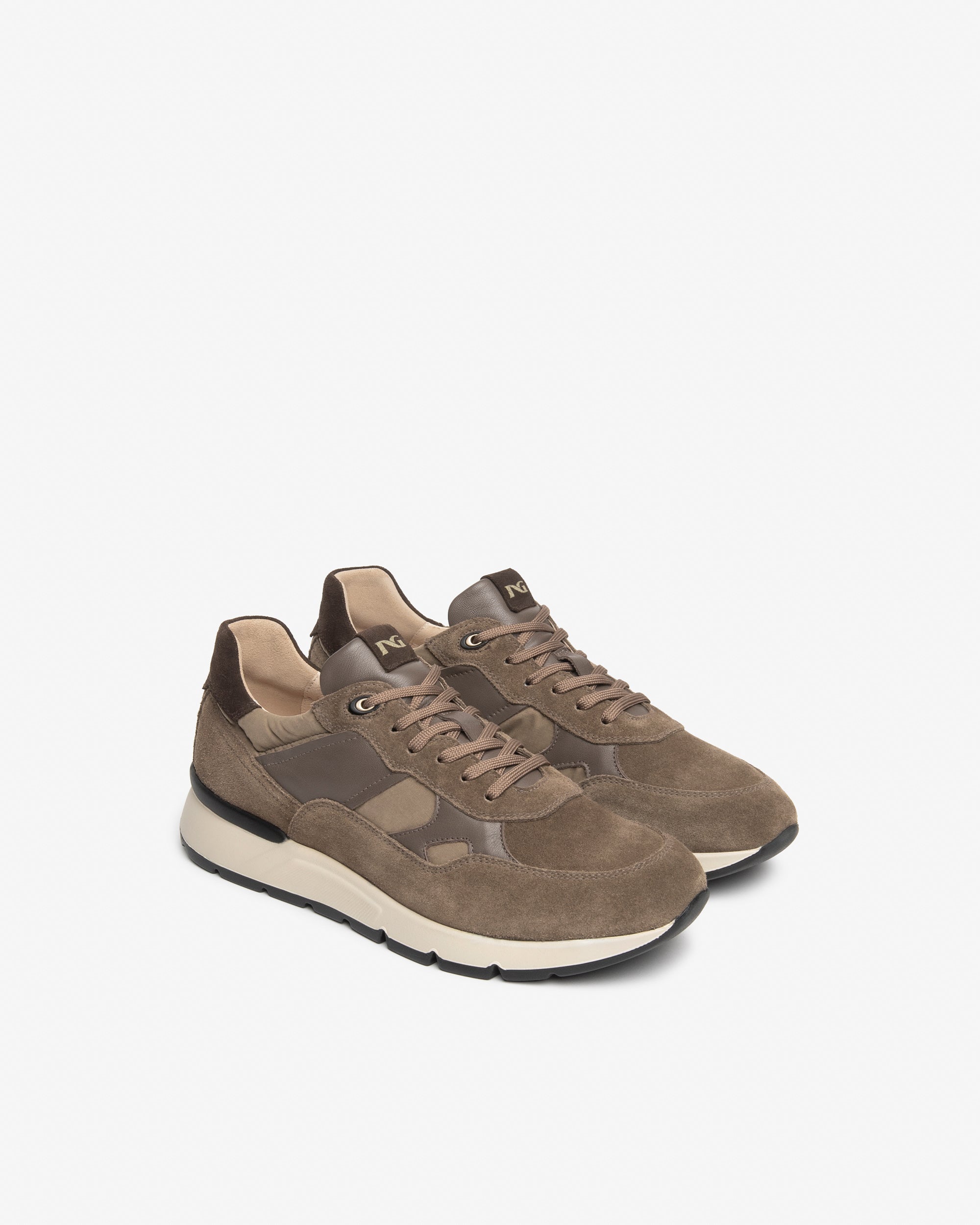 NeroGiardini Sneakers Homme Cuir Velours Toile