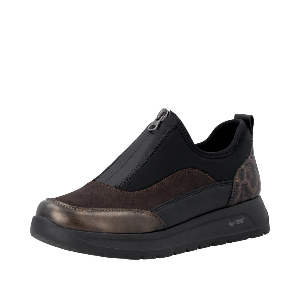 Remonte D2v01 mocassin femme noir-bronze 39 EU stretch