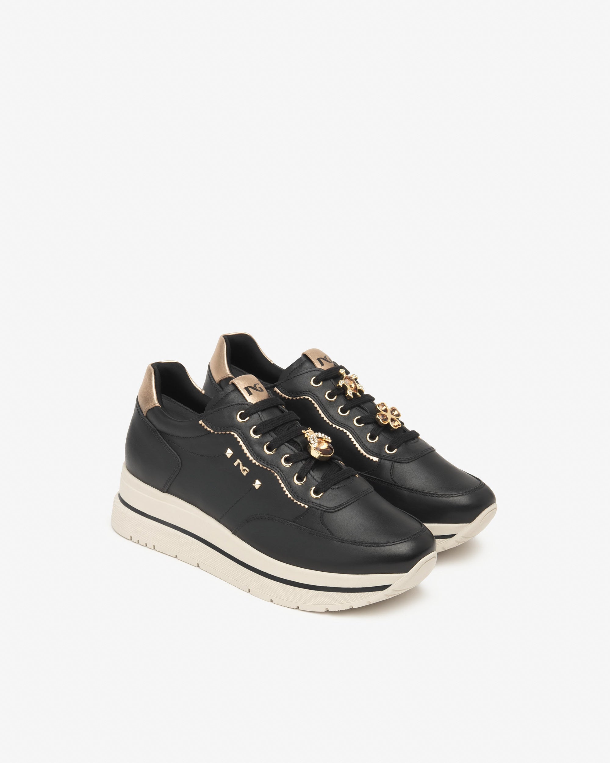 Nerogiardini Sneakers Femme Cuir Technique - Memory DryGo