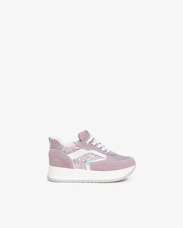 NeroGiardini Sneakers Teens Fille Daim Cuir Légères