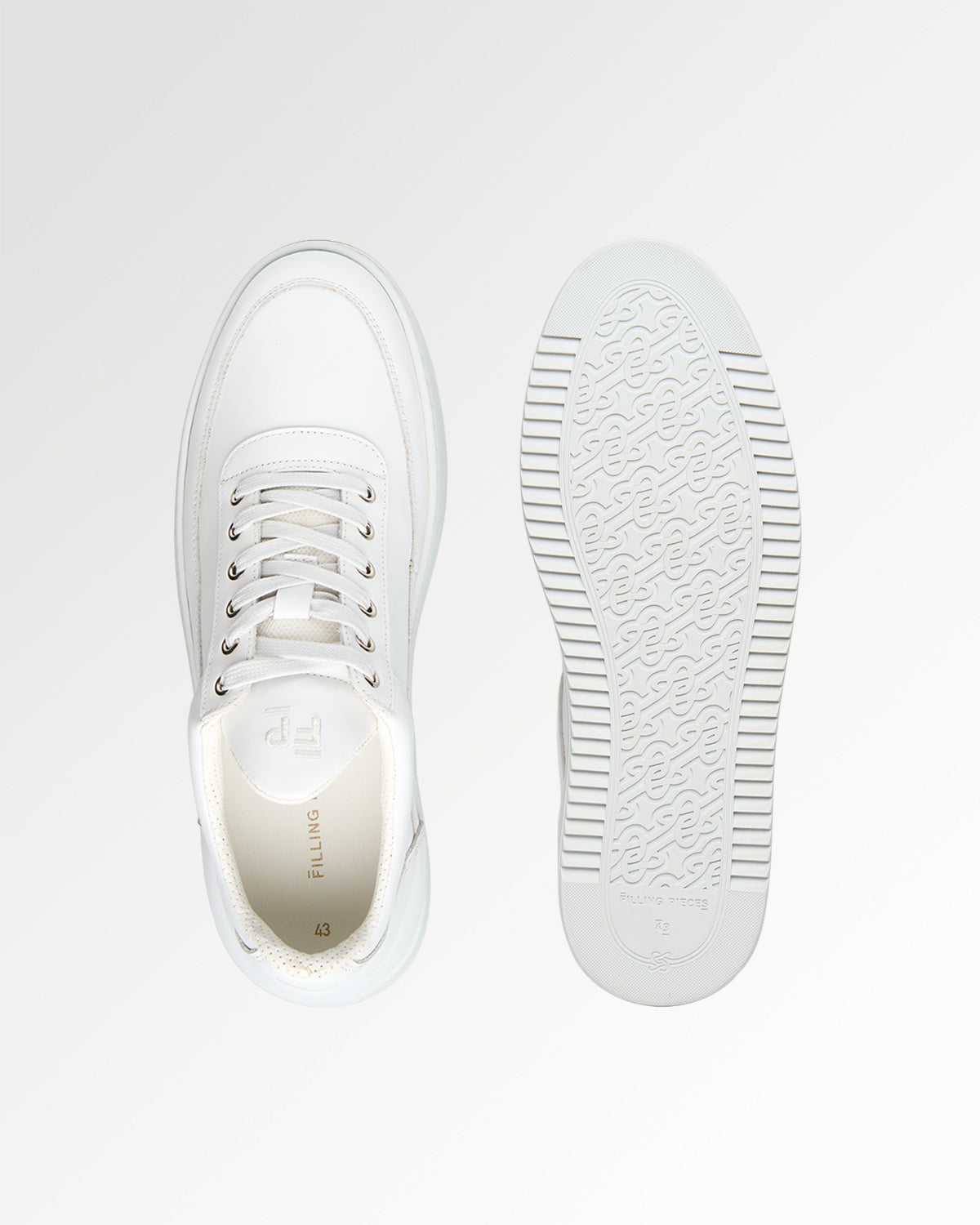 Filling Pieces Low Top sneakers cuir blanc Nappa confort