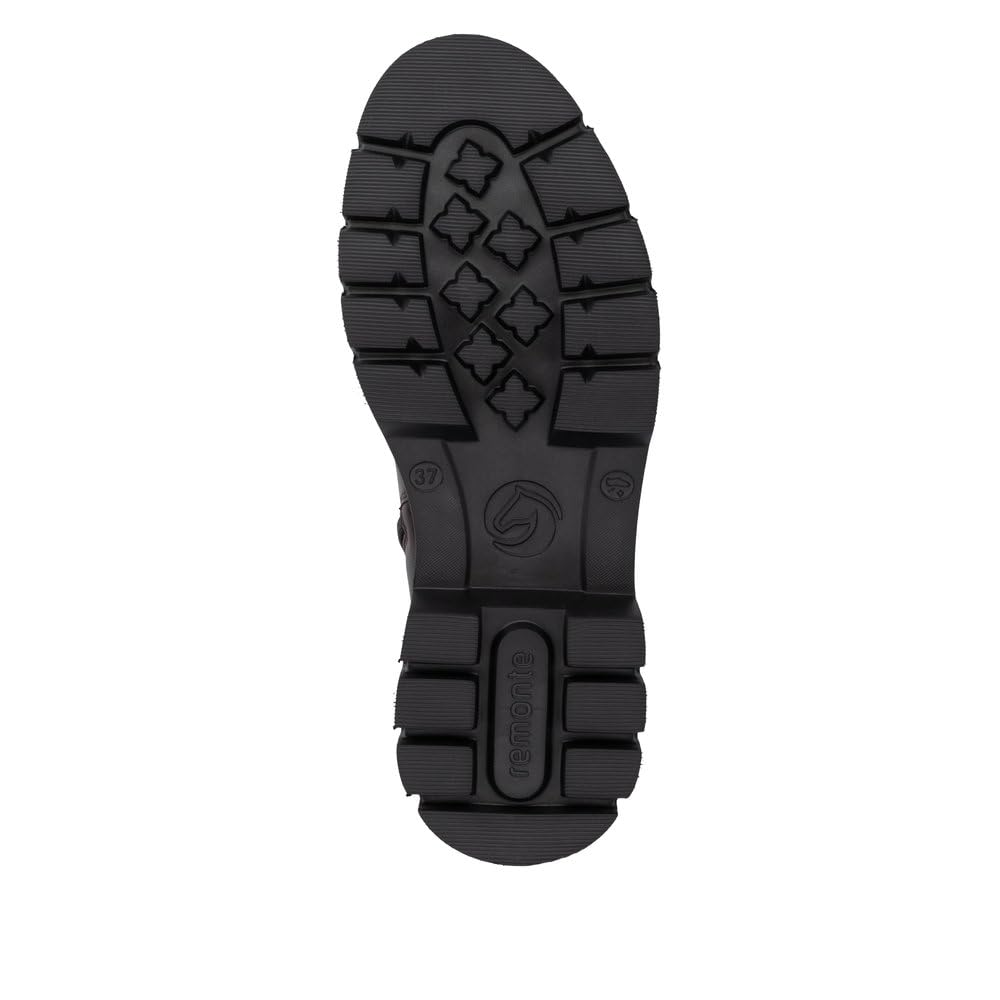 Remonte D1W82 Bottes Lacets Femme Bordeaux 39 EU