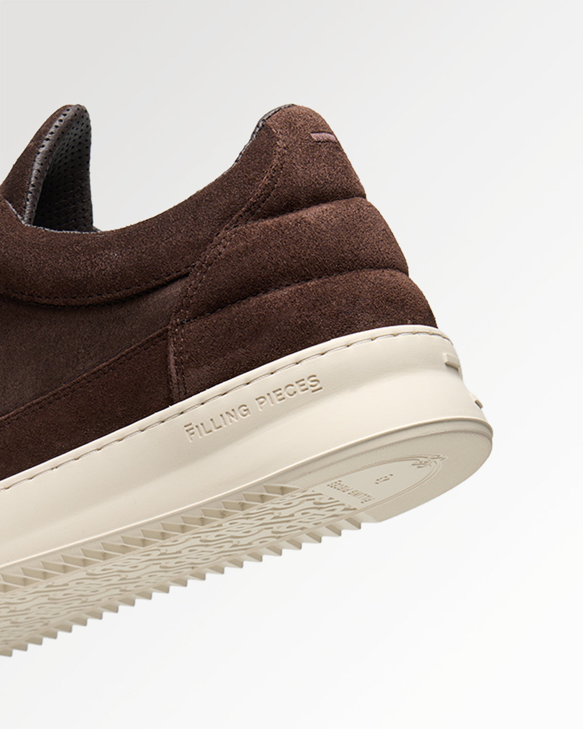 Filling Pieces Low Top Suede sneakers Chocolate cuir suède