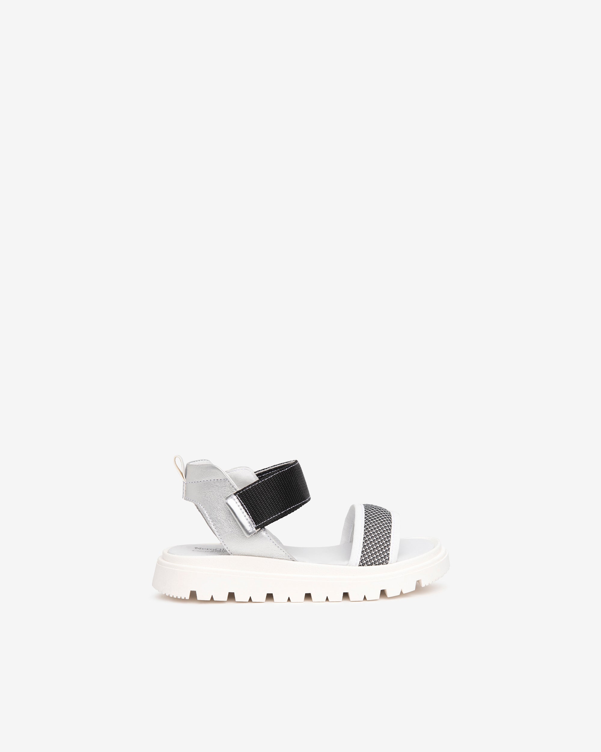 NeroGiardini Sandales Teens fille cuir toile velcro