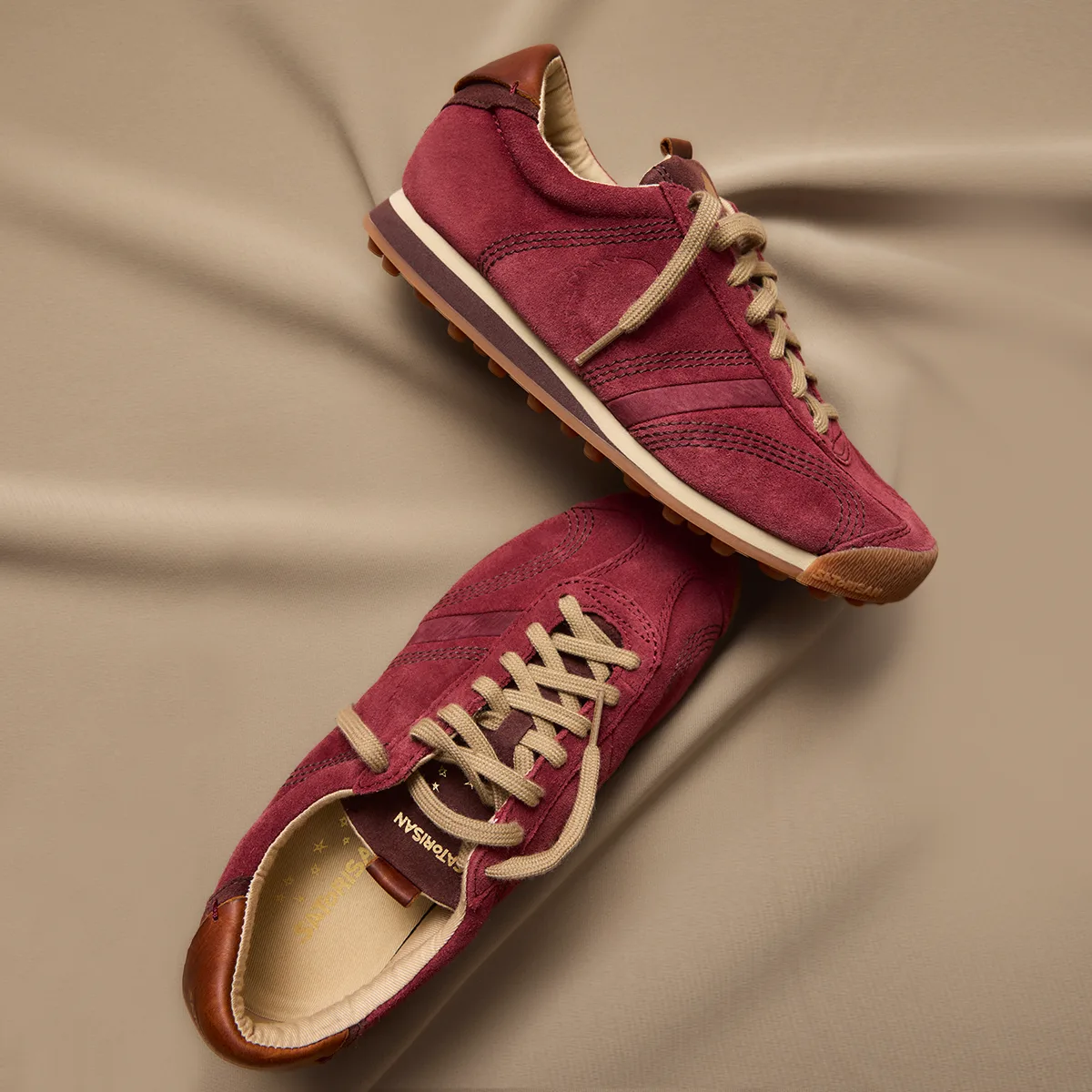 Satorisan Stardust Suede baskets Rose Wood daim
