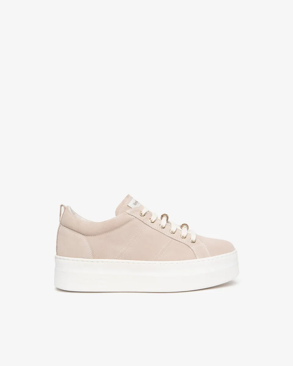 NeroGiardini Sneakers Baskets Femme Cuir Velours Confort