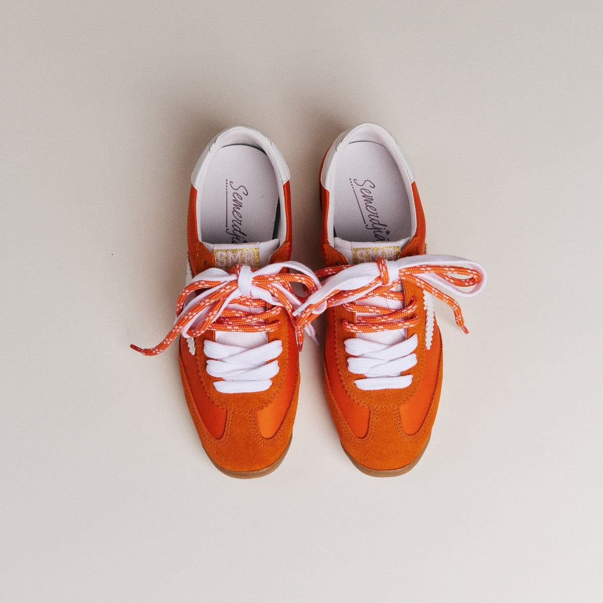 SMR Semerdjian Joyce D620 baskets orange tissu