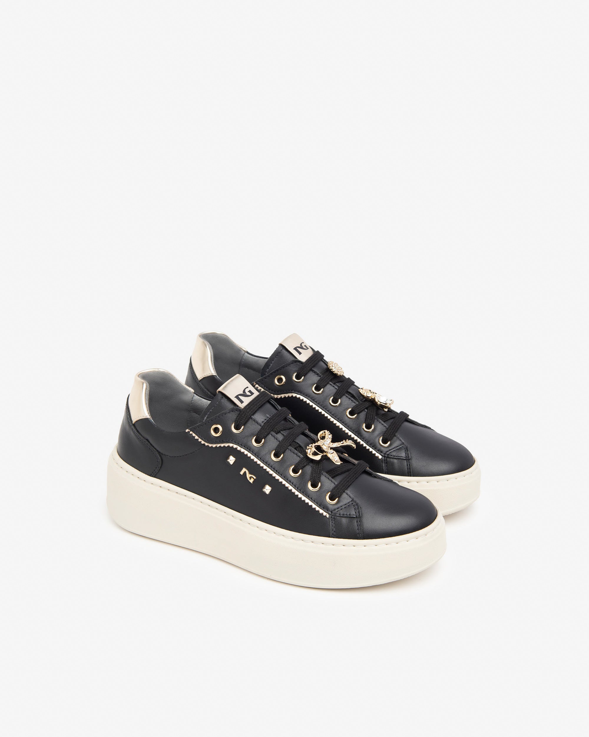 Nerogiardini Sneakers Femme Cuir Technique Confort